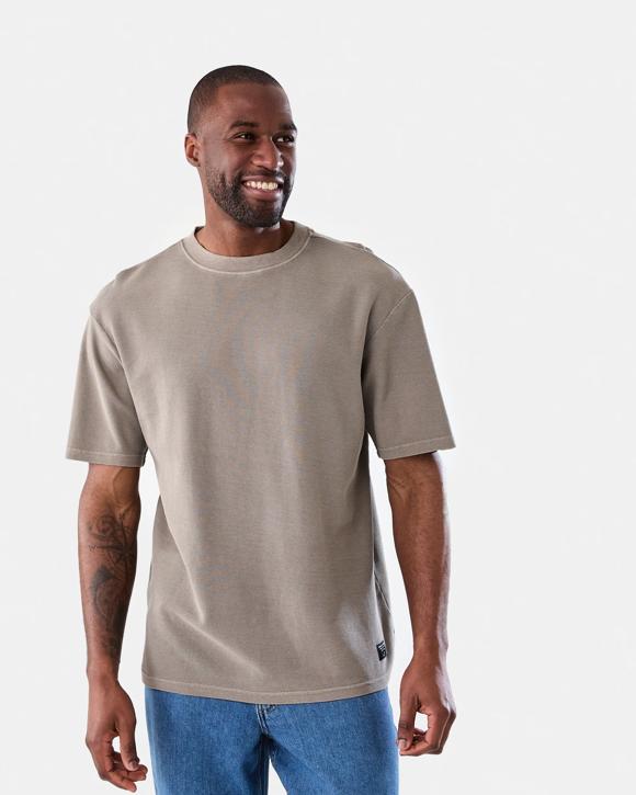 Oversized Pique Knit T-shirt