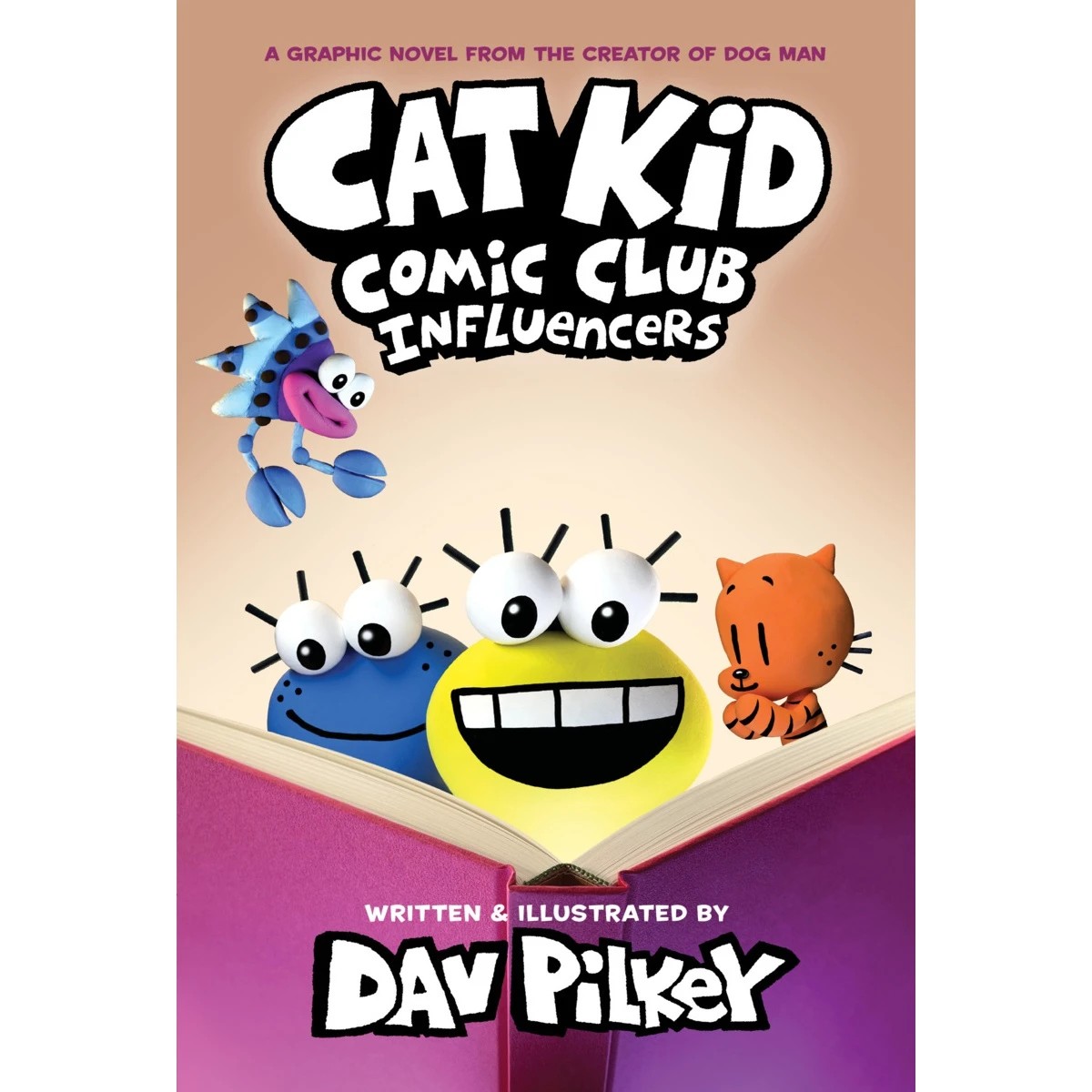 1 Cat Kid Comic Club: Influencers by Dav Pilkey - Book