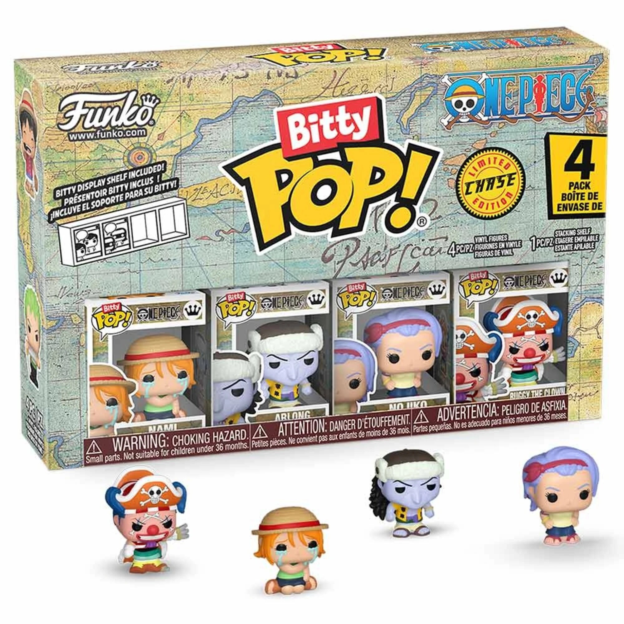 1 One Piece - Nami Bitty Pop! Vinyl Figure 4-Pack, 1 of 4