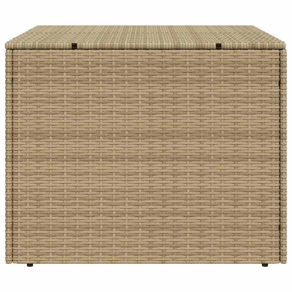 5 vidaXL Outdoor Storage Box on Wheels Ample Storage - Beige, 5 of 9