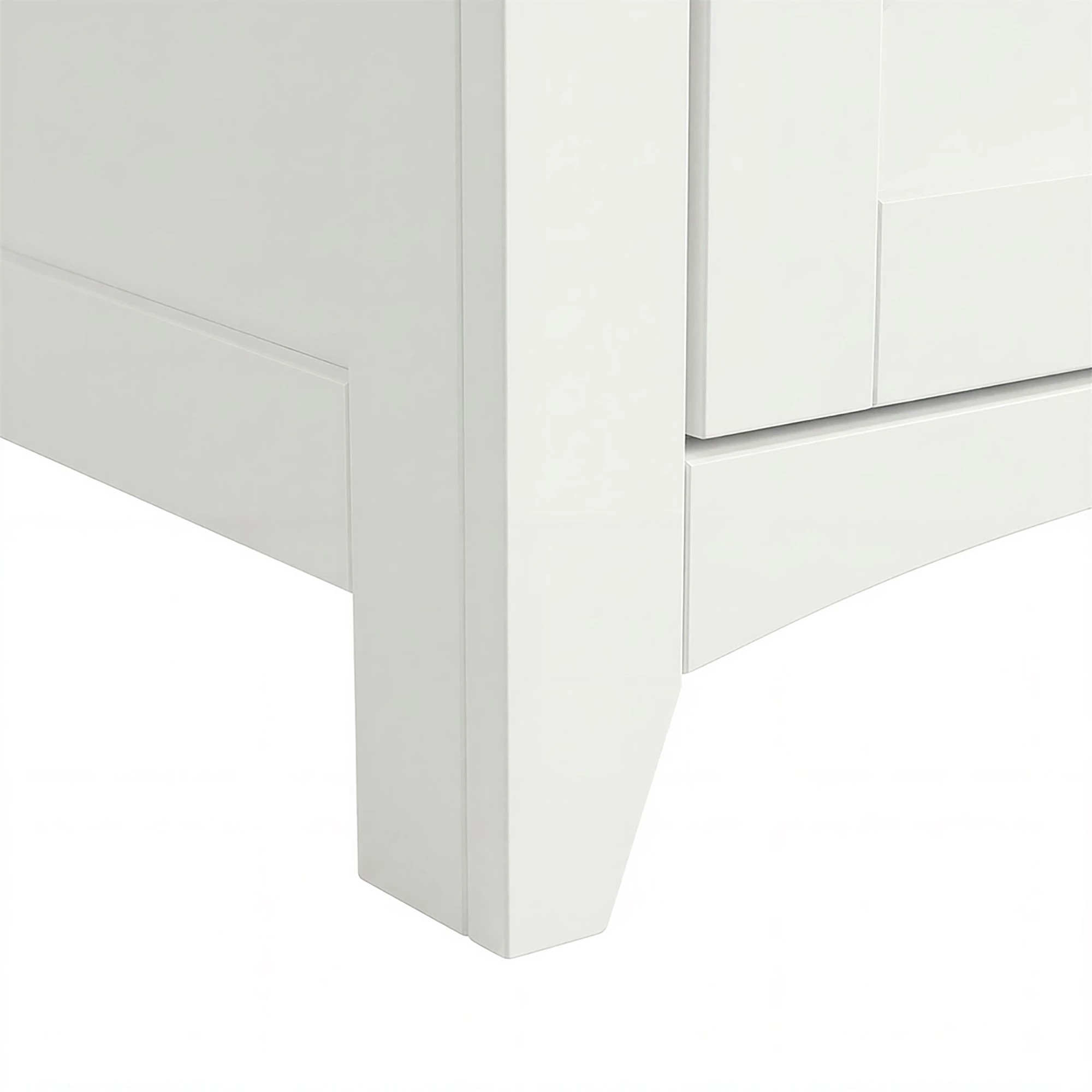 6 Levede Bedside Tables Nightstands Set of 2 Storage Cabinet Bedroom - White, 6 of 9