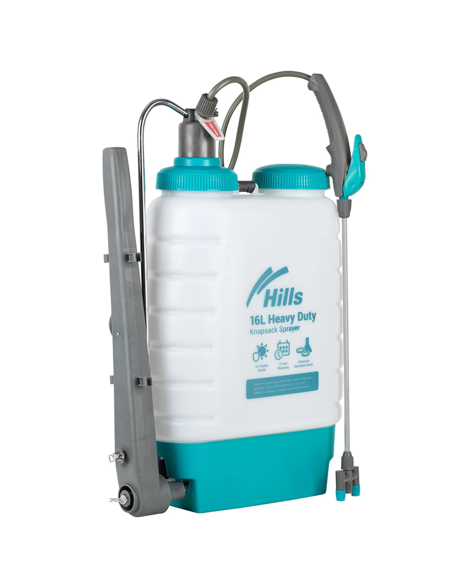 2 Hills Heavy Duty Knapsack Backpack Water Pump Pressure Spray Bottle 16L - Multi, 2 of 6