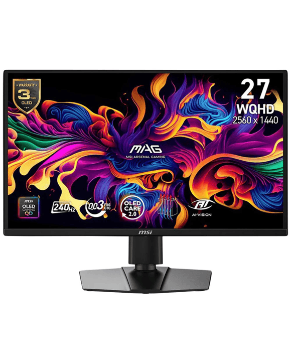 MSI MAG 27" QHD 240hz 0.03ms OLED Gaming Monitor