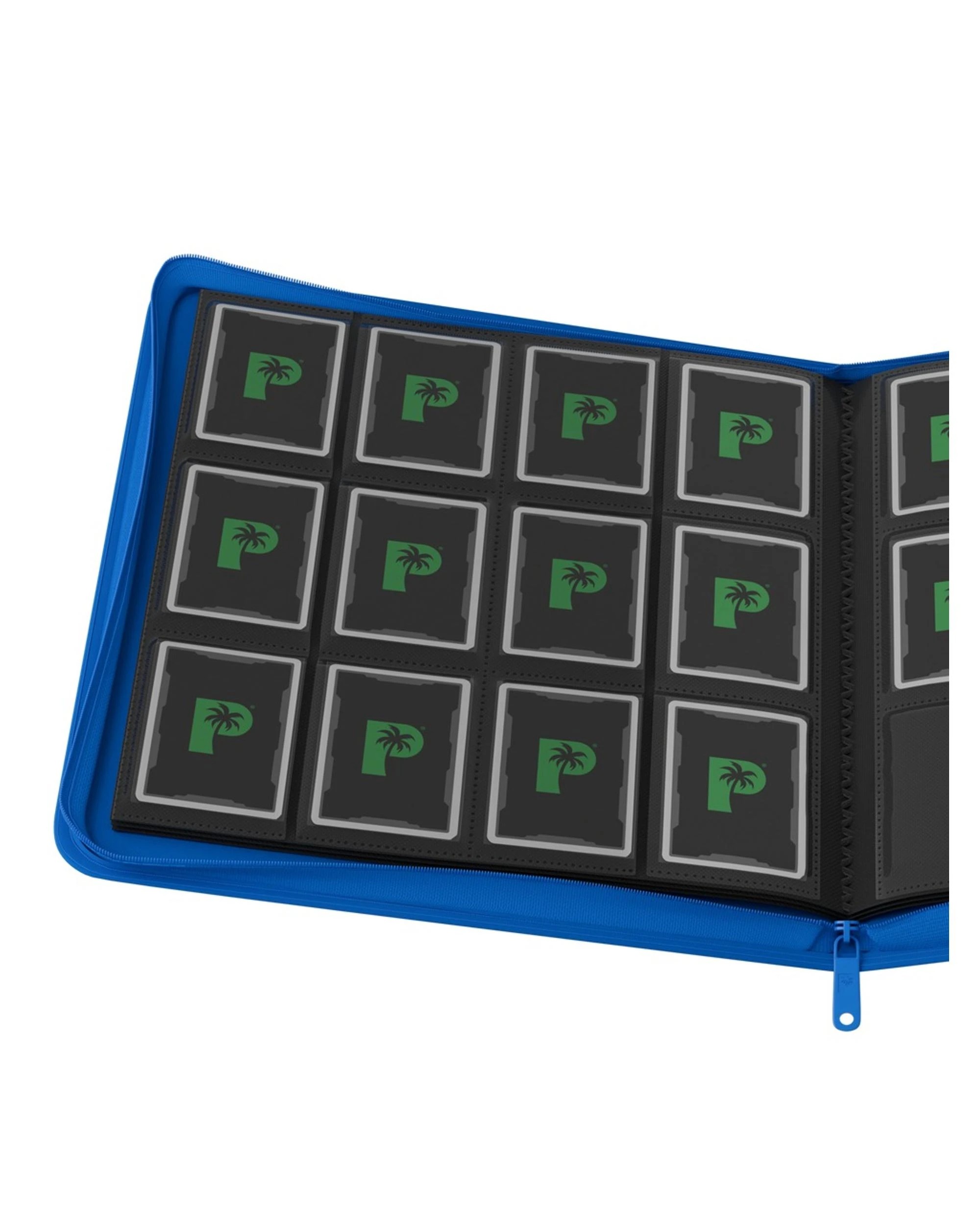 2 Palms Off Gaming Collector's Series 12 Pocket Zip Binder - Blue, 2 of 8