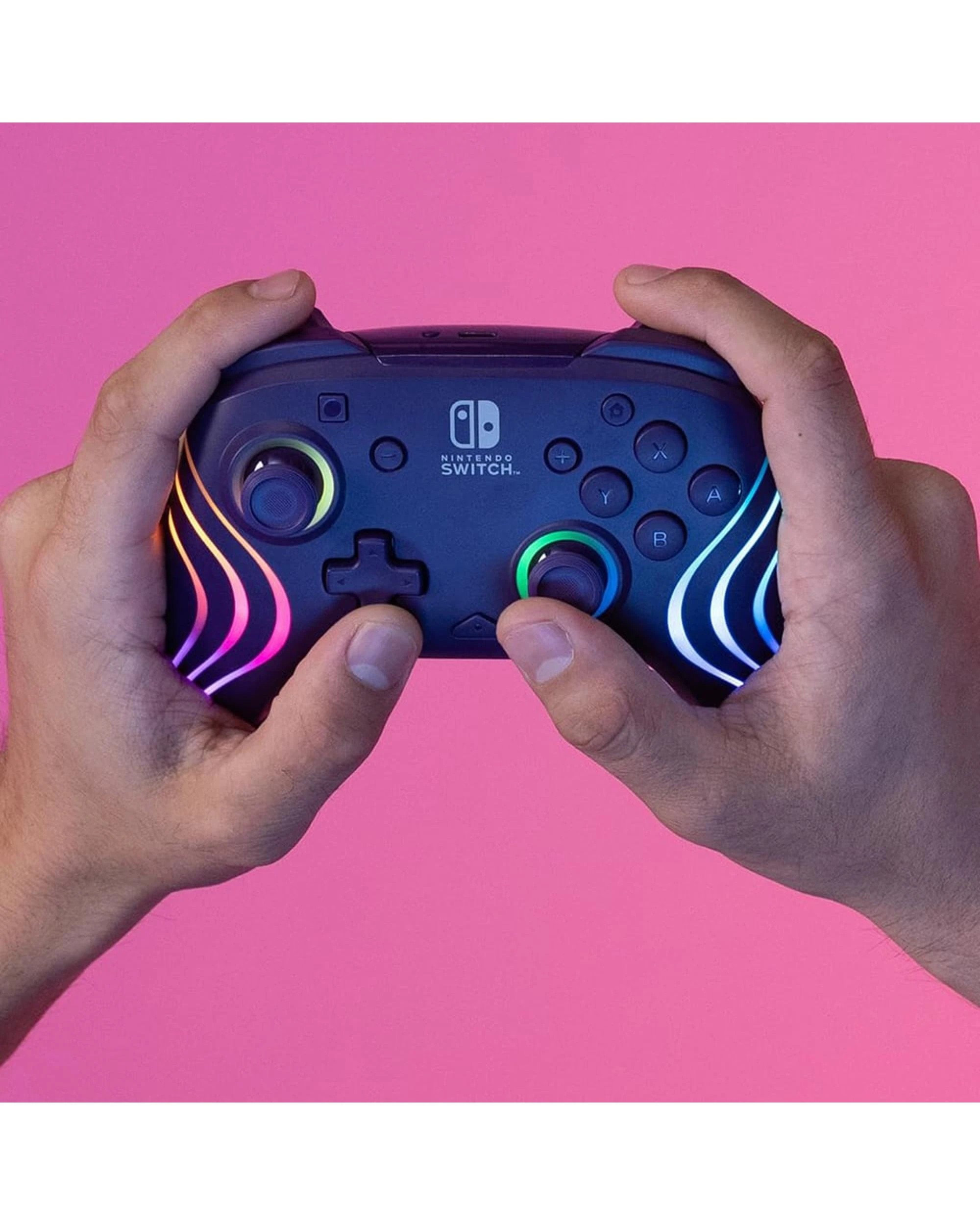 8 PDP Afterglow Wave Wireless Controller for Nintendo Switch - Purple, 8 of 10