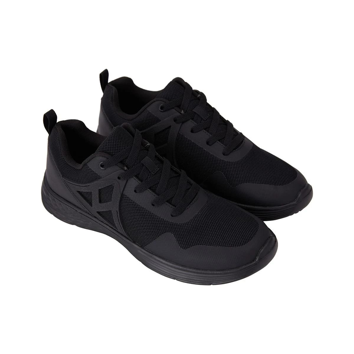 4 Active Mens Destiny Trainer Shoes BLACK BLACK, 4 of 5