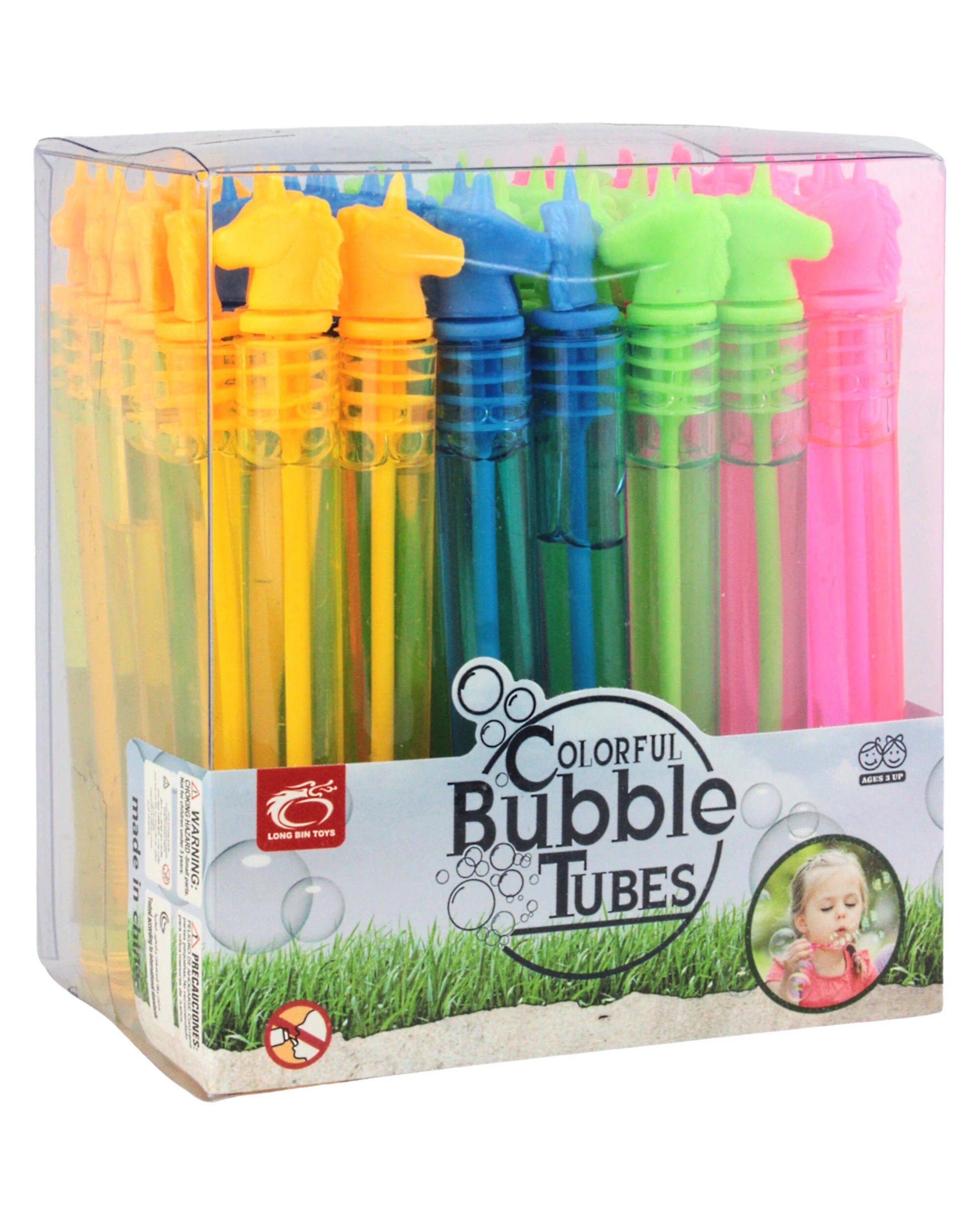 4 Partyrama 48Pcs Mini Unicorn Bubble Wands, 4 of 4