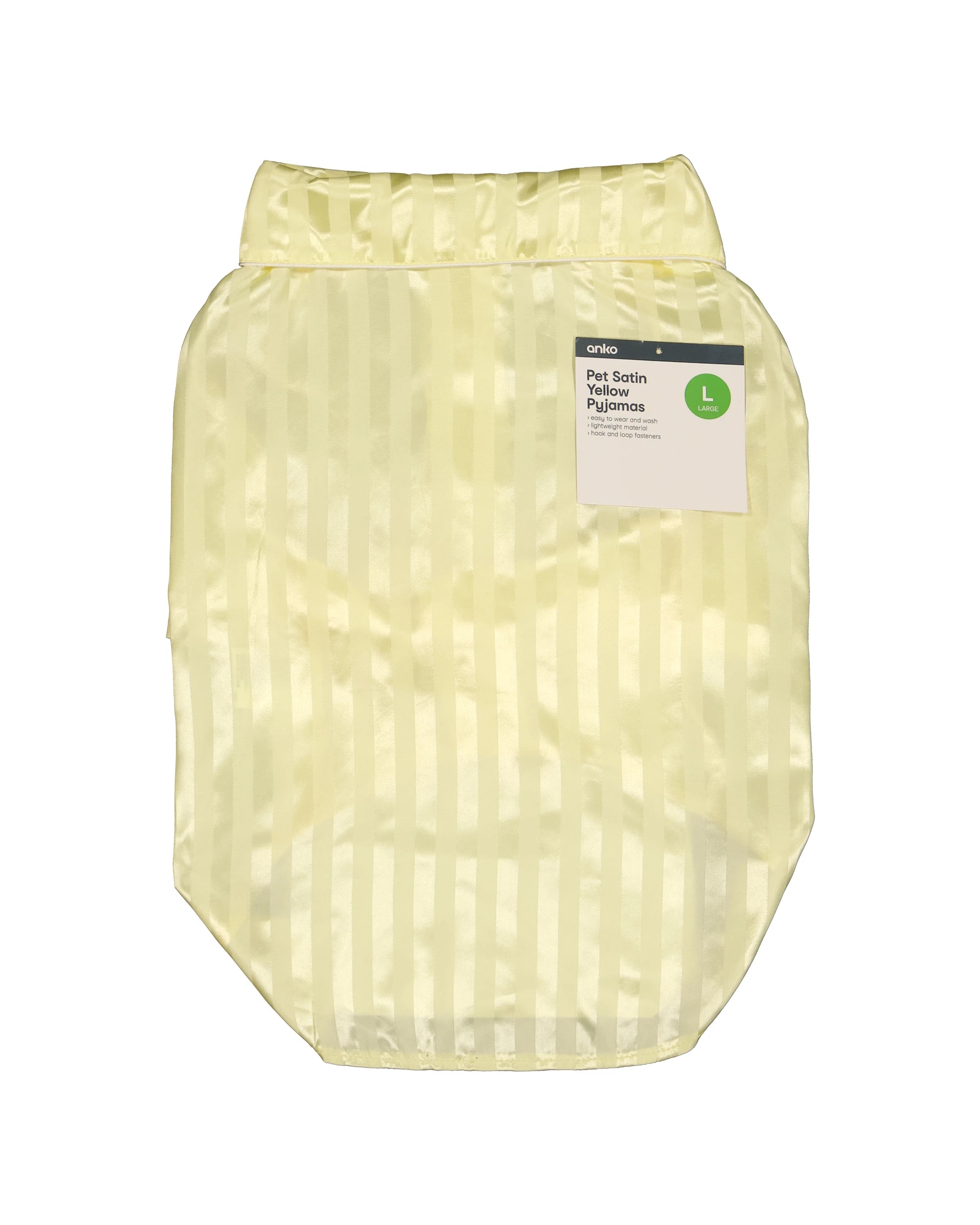 9 Pet Satin Pyjamas - Large, Yellow, 9 of 9