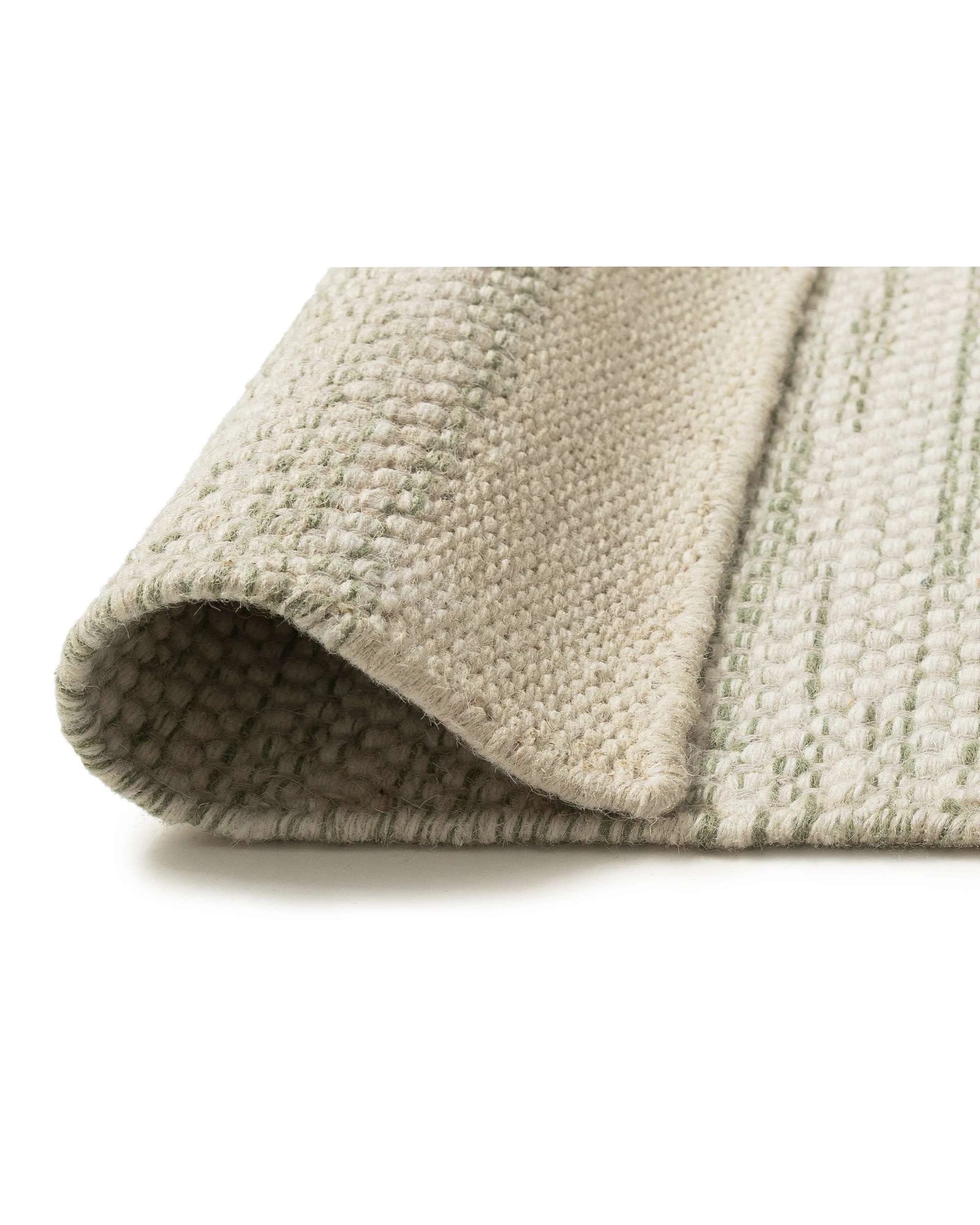 5 Loopsie Opelika Mint Wool Flatweave Rug-400cm x 300cm - Green, 5 of 7