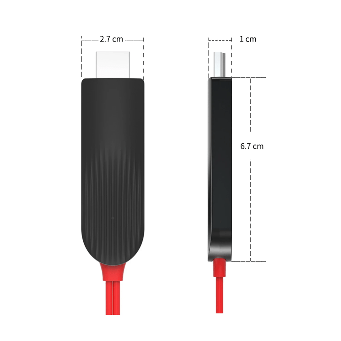 6 TODO 3 in 1 HDMI to Lightning Micro USB Type C Adapter Cable Charge iPhone Android AV TV, 6 of 6