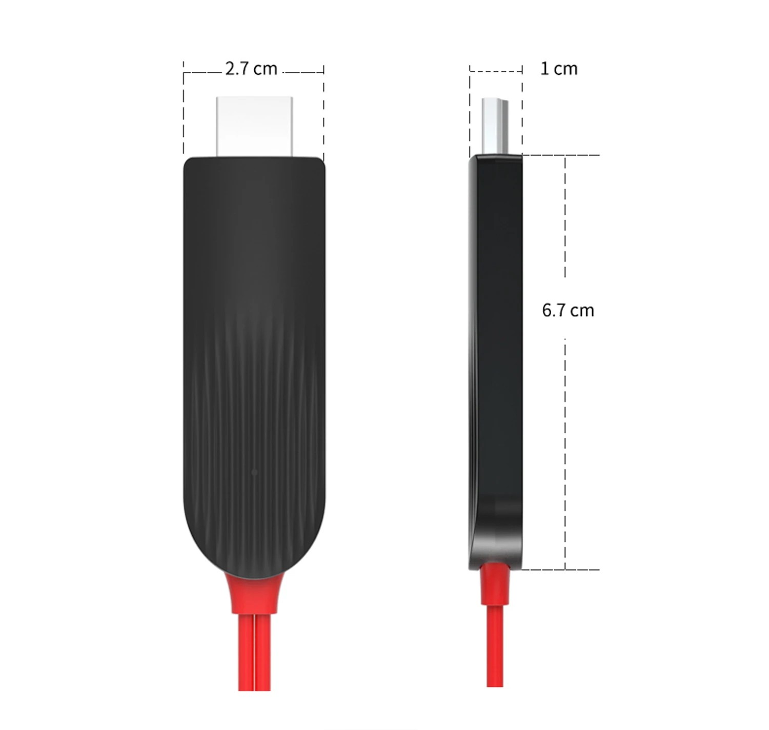 6 TODO 3 in 1 HDMI to Lightning Micro USB Type C Adapter Cable Charge iPhone Android AV TV, 6 of 6