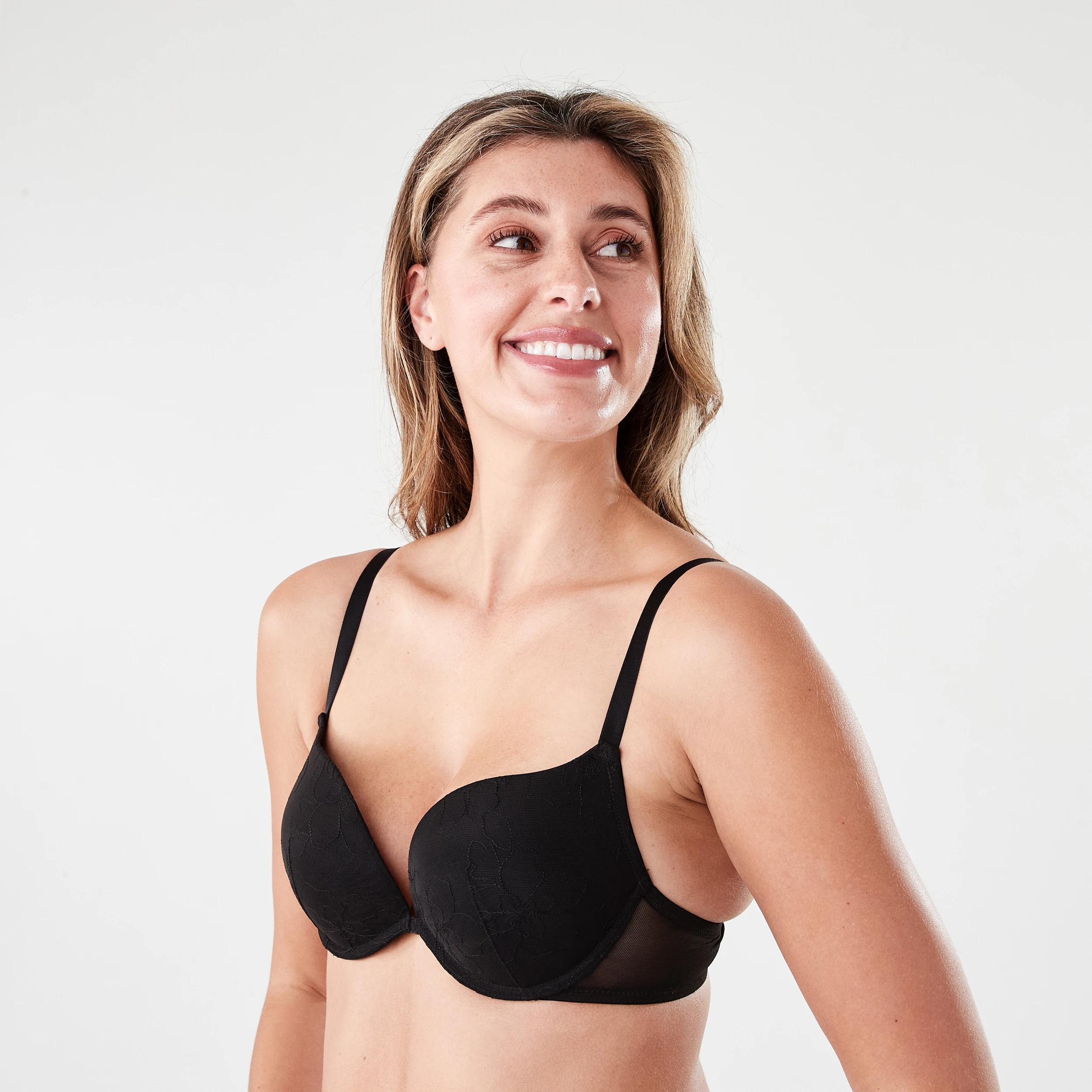 2 Lace Push-Up Bra BLACK, 2 of 6