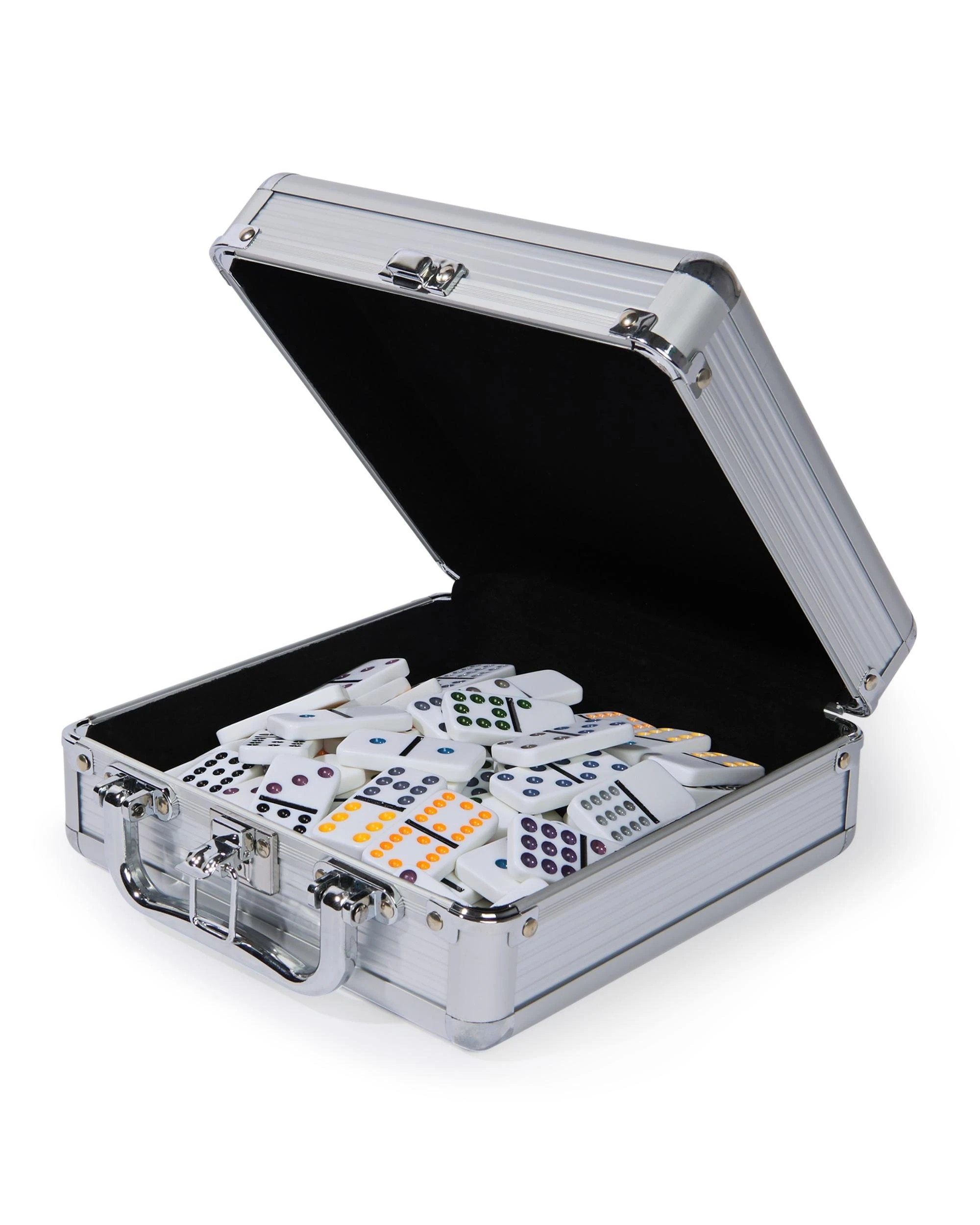 3 Cardinal Classics Mexican Train Dominoes Set in Aluminium Carry Case, 3 of 7