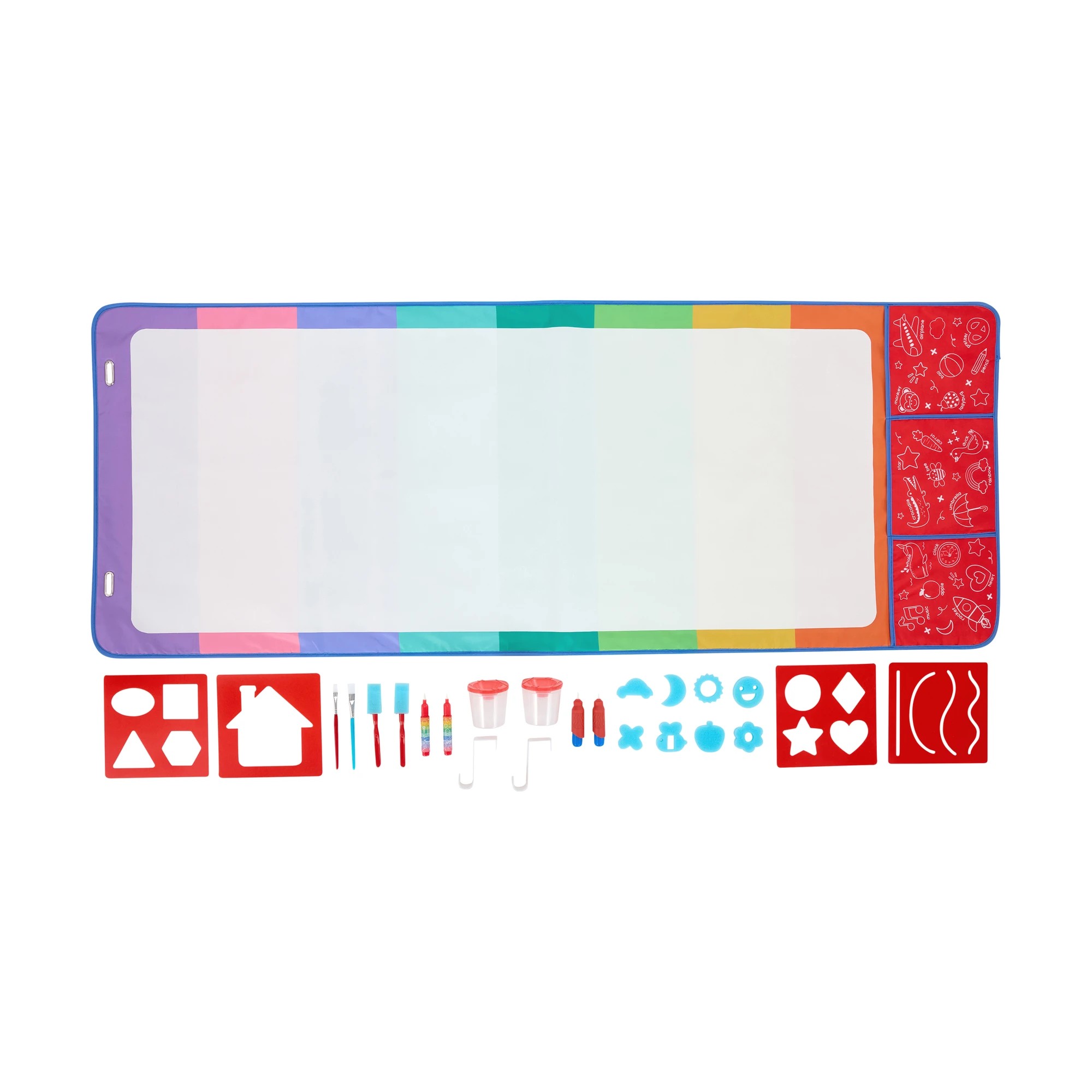 1 25 Piece Over the Door Water Drawing Mat, 1 of 8