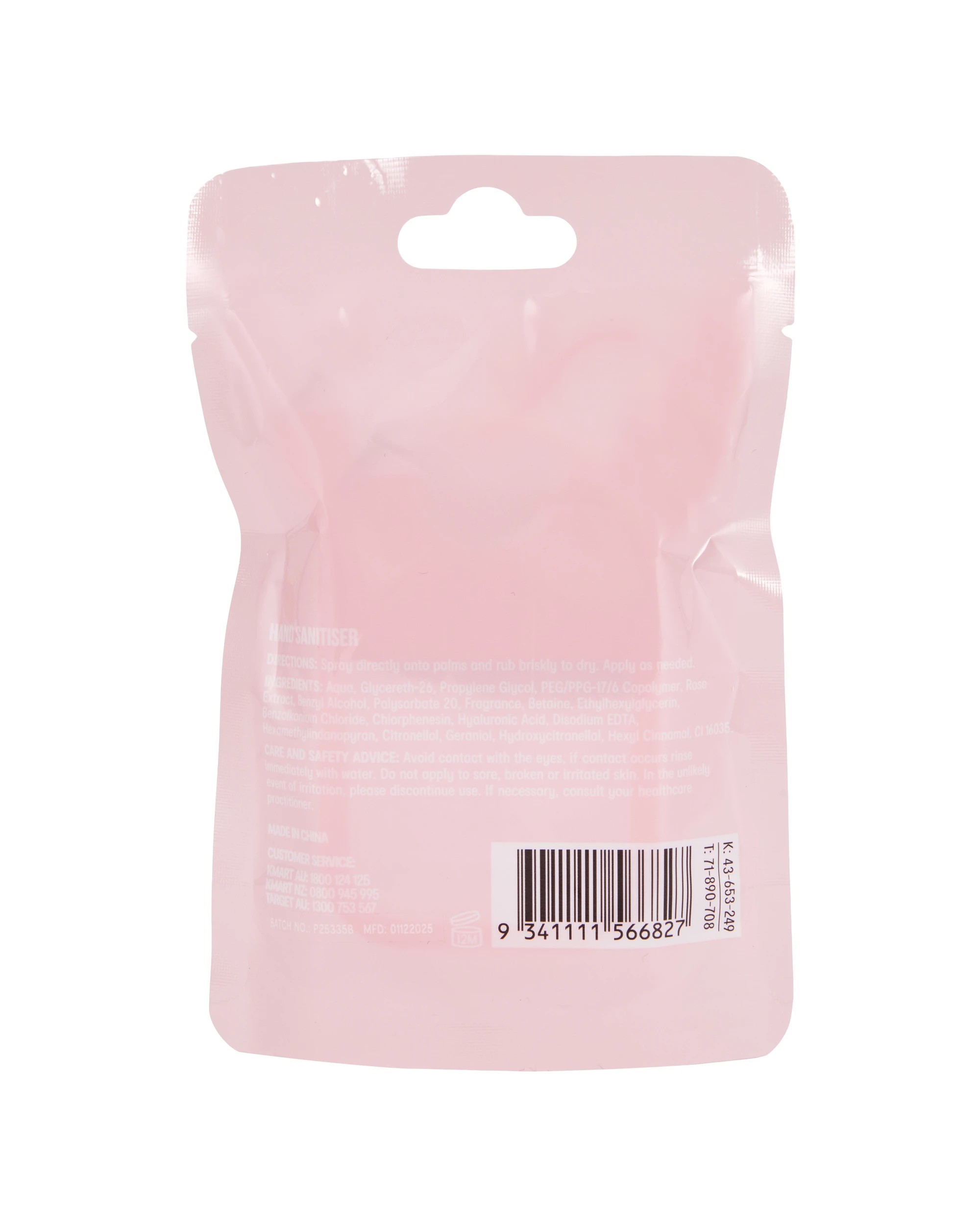 6 OXX Bodycare Hand Sanitiser 30ml - Rose Scented, 6 of 6