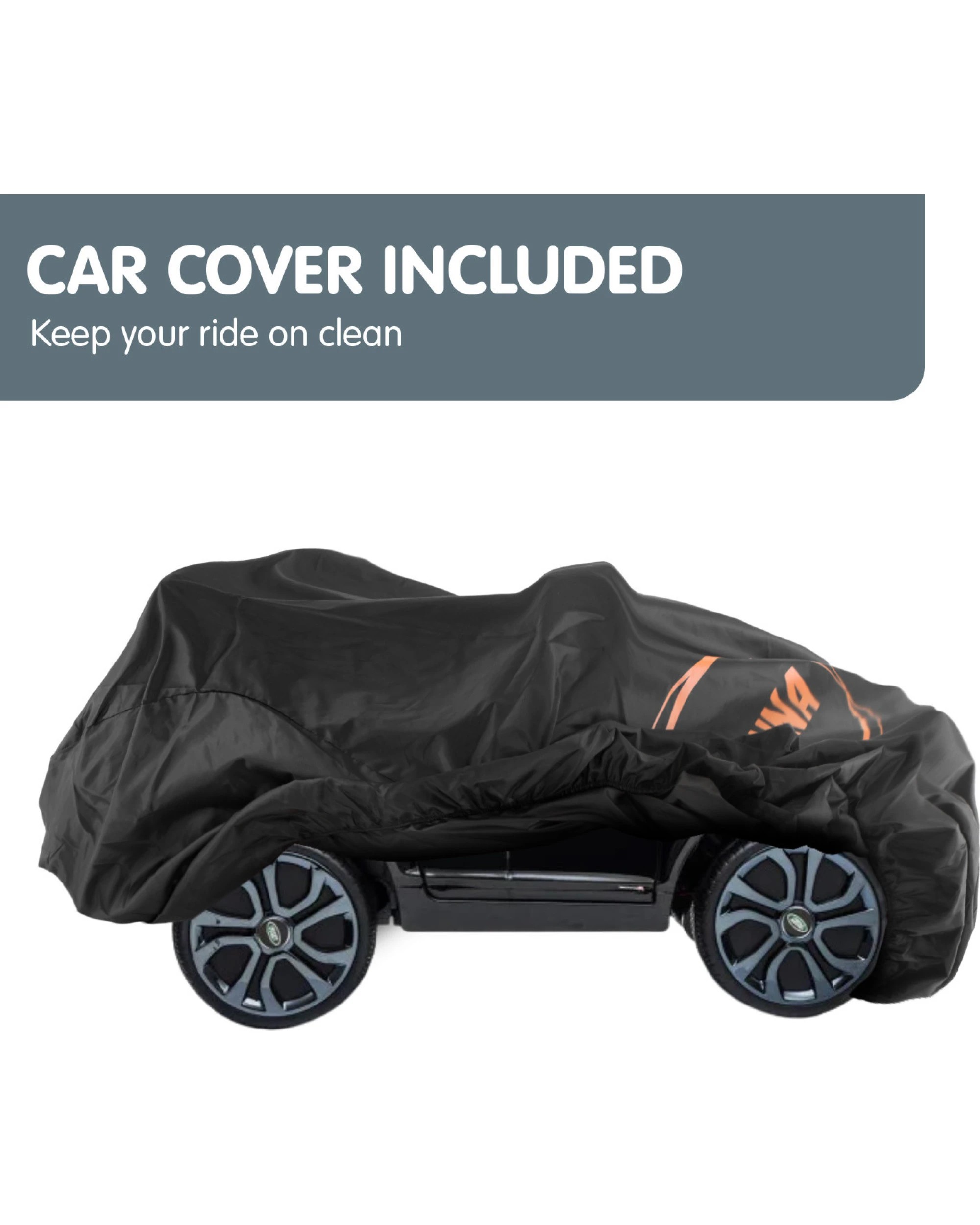 2 Kahuna Land Rover Licensed Kids Electric Ride On Car Remote Control - Black, 2 of 10