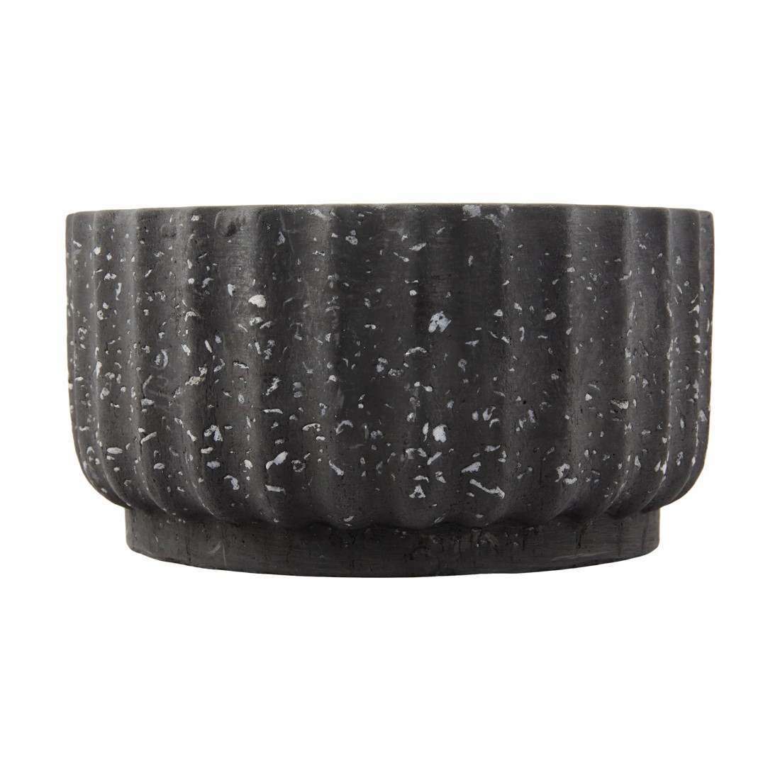 Caramel & Vanilla Black Terrazzo Wave Candle