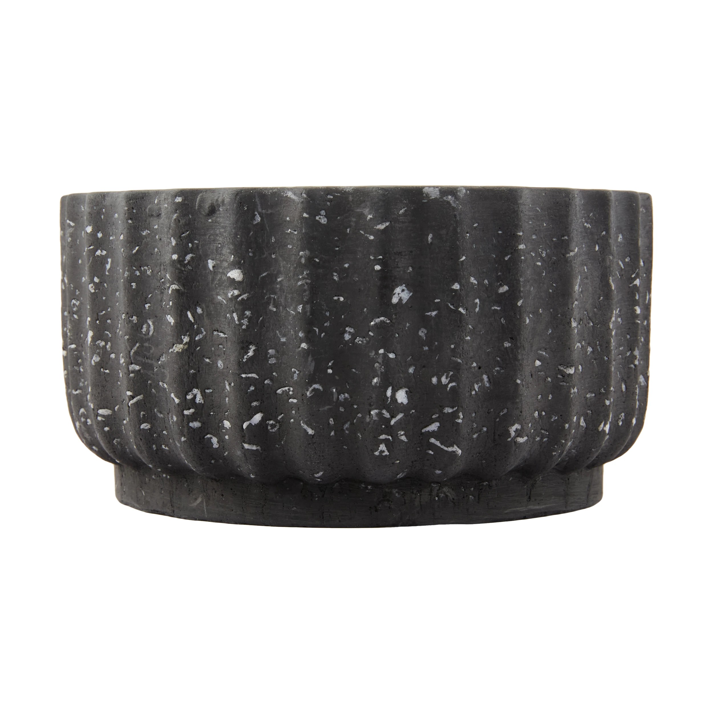 1 Caramel & Vanilla Black Terrazzo Wave Candle, 1 of 4