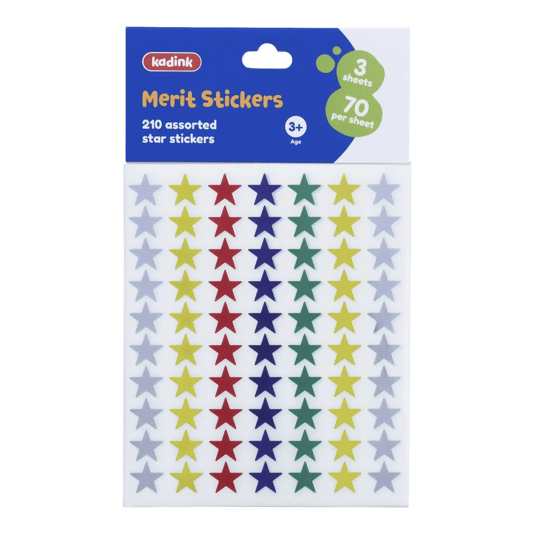 2 Kadink Merit Stickers 210 Pack Assorted Stars, 2 of 2