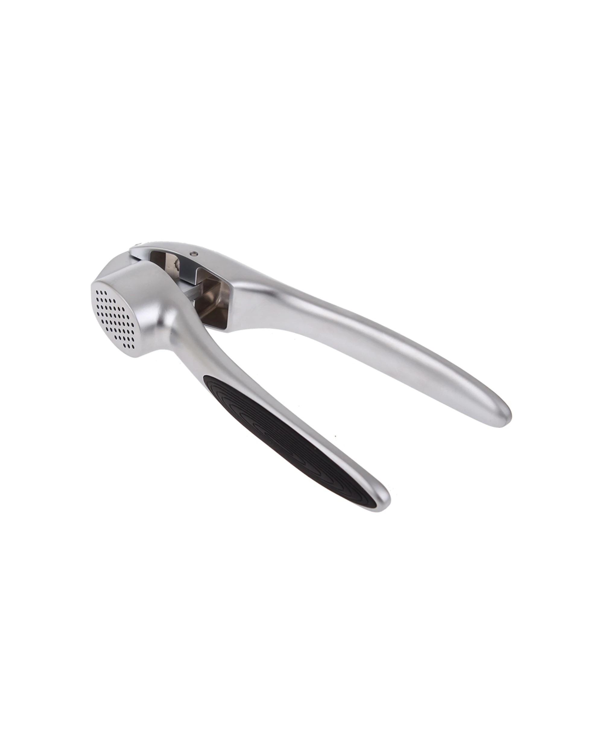 1 Appetito Deluxe Garlic Press Home Kitchen Cooking Utensil Easy Clean Design - Silver, 1 of 2
