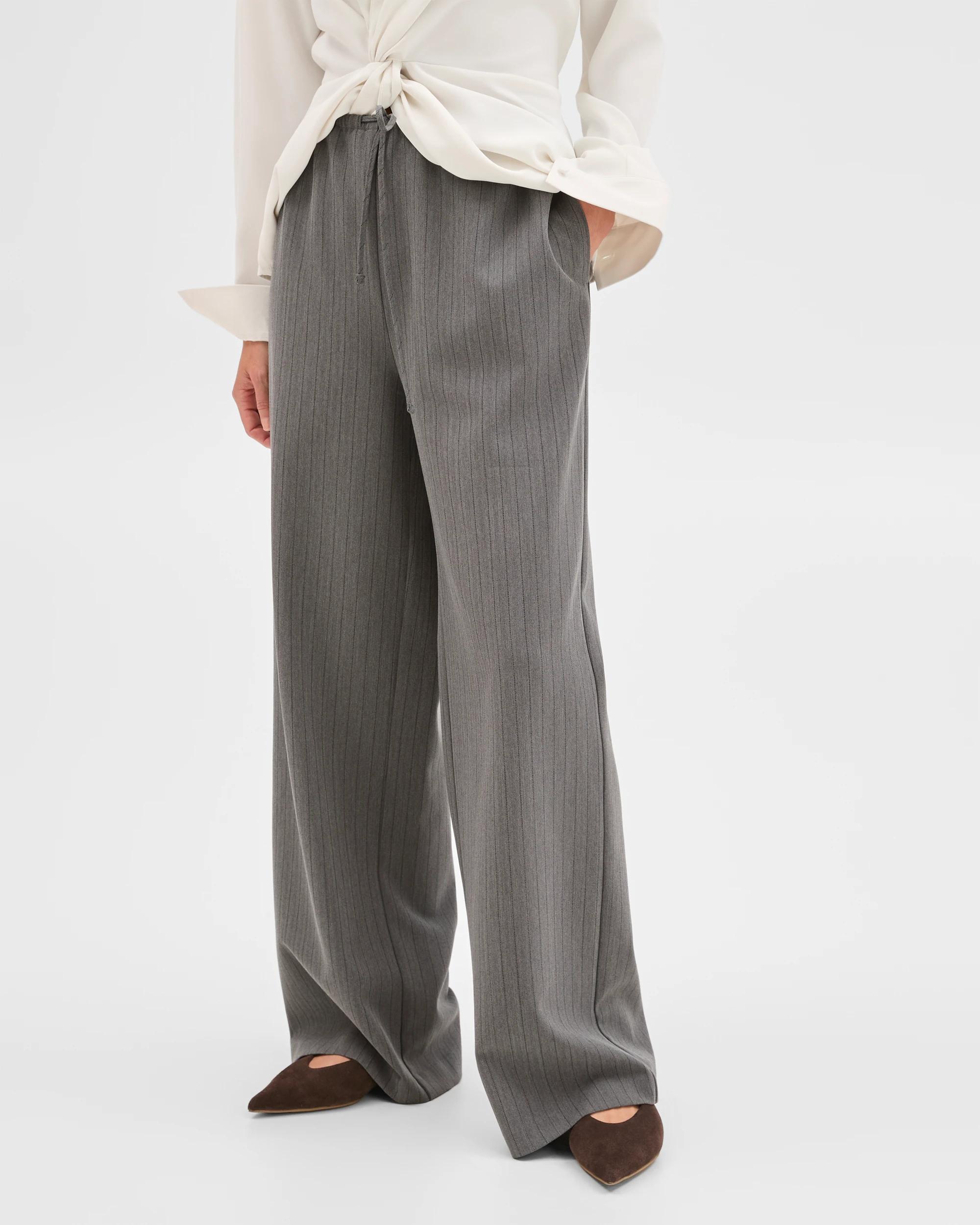 3 Preview Relaxed Wide Leg Pants CHARCOAL, 3 of 6