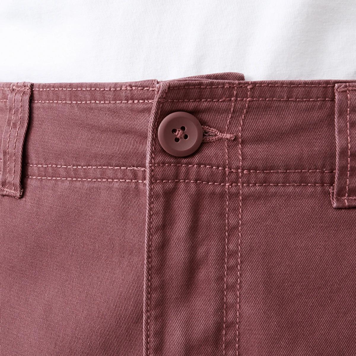 4 Fixed Waist Cargo Shorts Red Brick, 4 of 7
