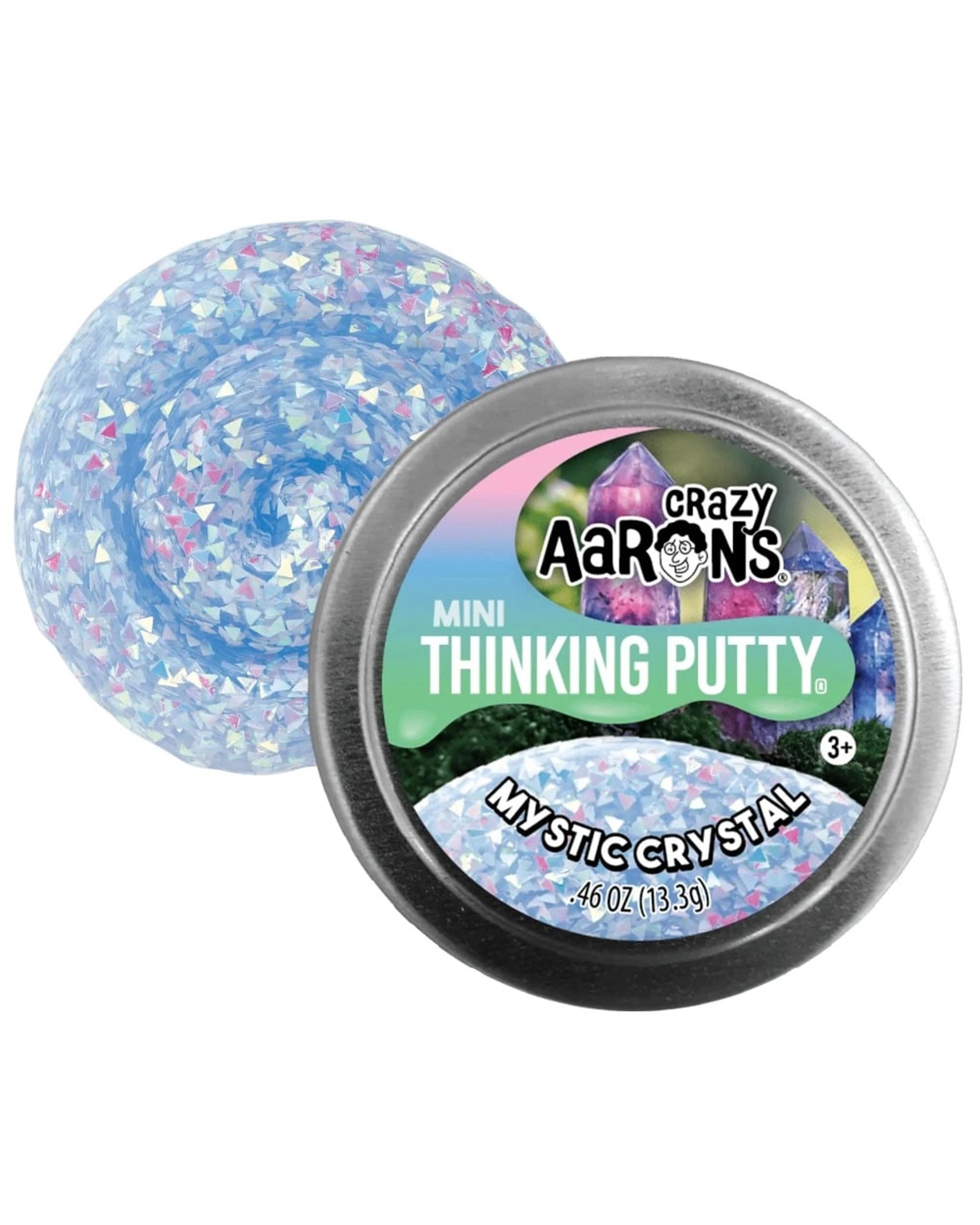 1 Crazy Aaron's 2 inch Mini Thinking Putty Mystic Crystal - Multi, 1 of 1