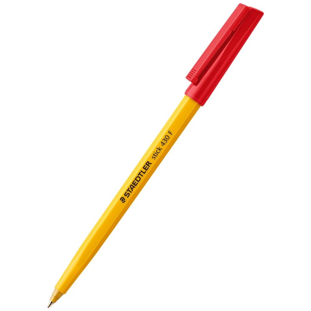 2 Staedtler 430 Stick Ballpoint Pens Fine Assorted 10 Pack, 2 of 6
