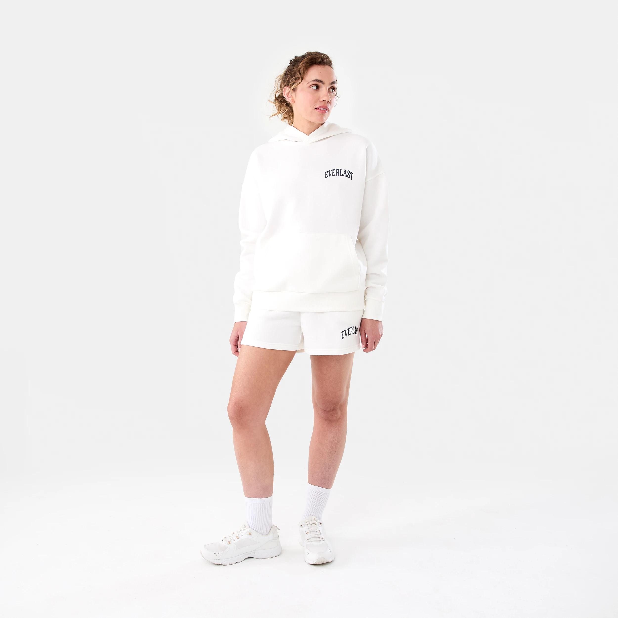 1 Everlast Womens Street Sweat Shorts EVERLAST SIMPLE LOGO CREAM, 1 of 7