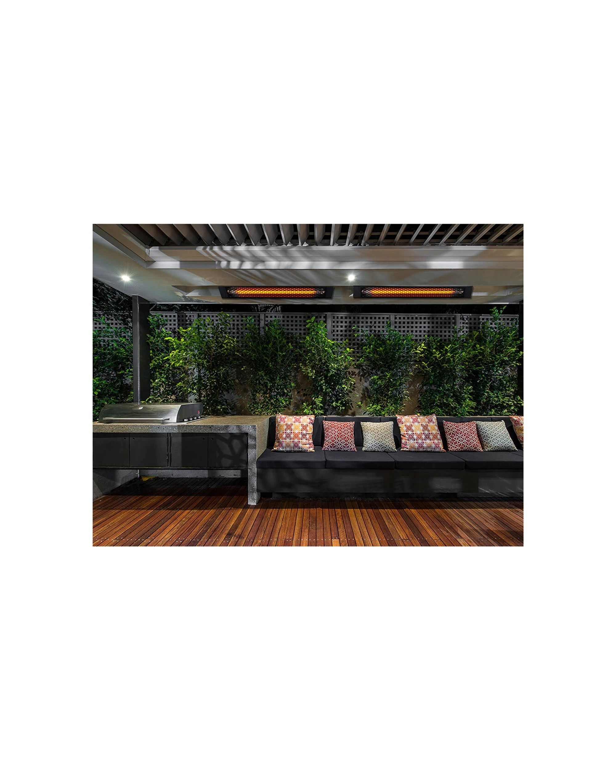 2 Heatstrip 2200W 240V 9.2A 50 60Hz IPX5 Intense Indoor Outdoor Heater - Black, 2 of 5