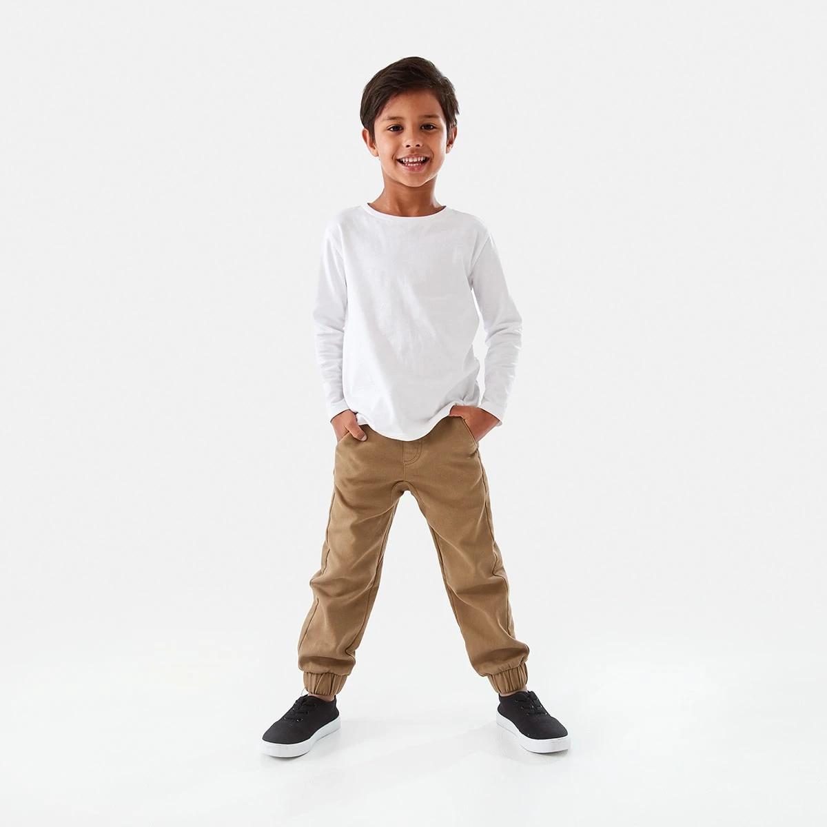 5 Pull On Knit Joggers Coco Brown, 5 of 8