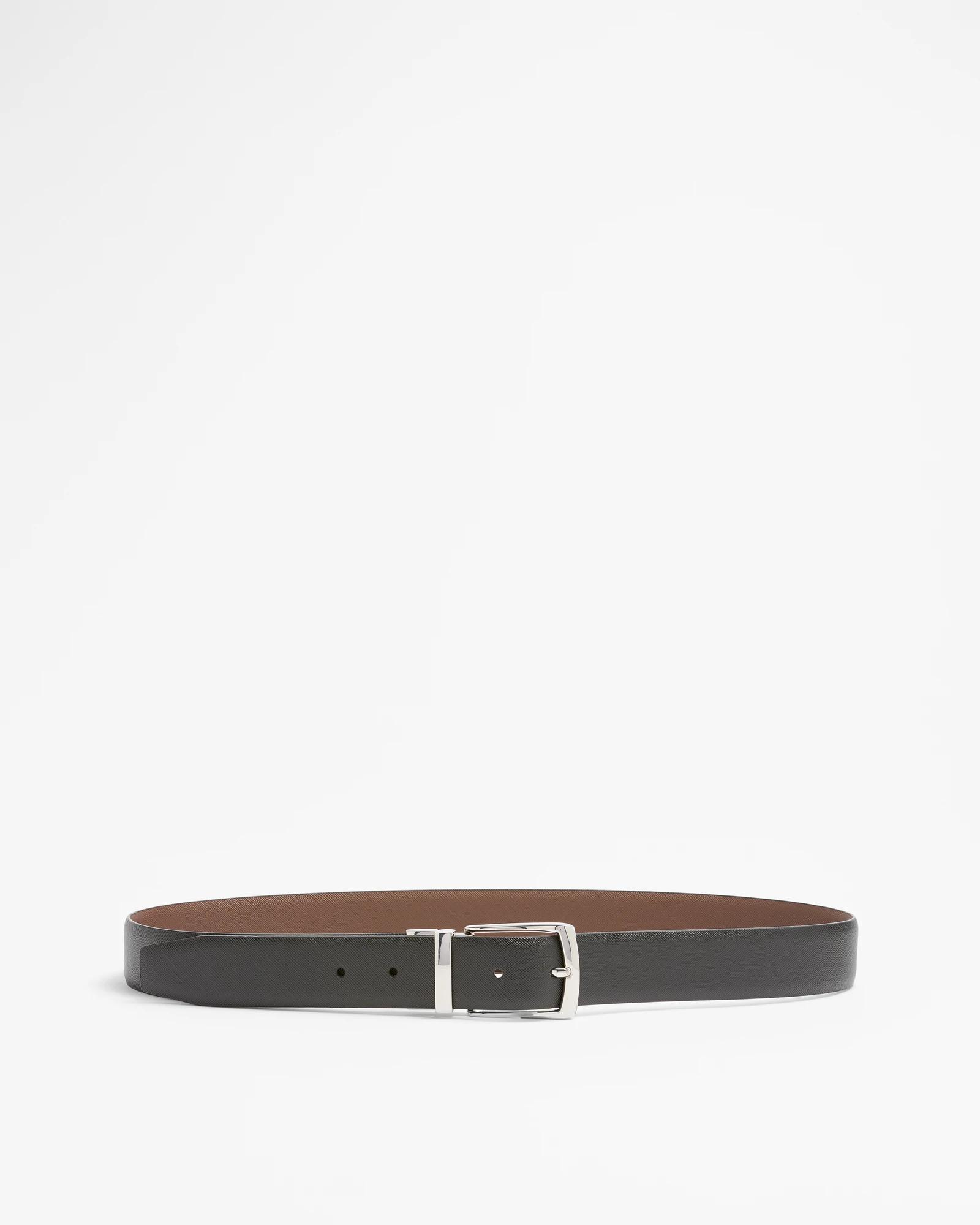 2 Target Reversible Leather Belt BLACK BROWN, 2 of 3