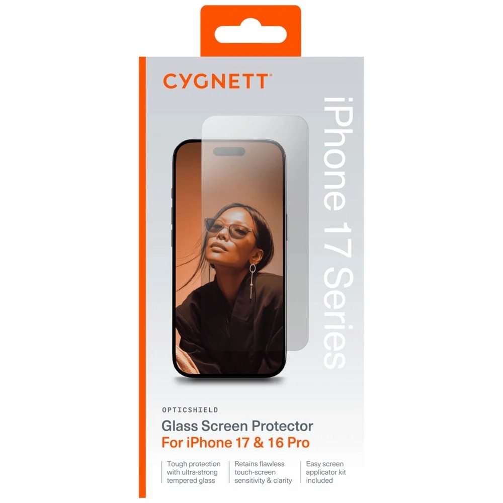 1 Cygnett Glass Screen Protector iPhone 17, 1 of 6