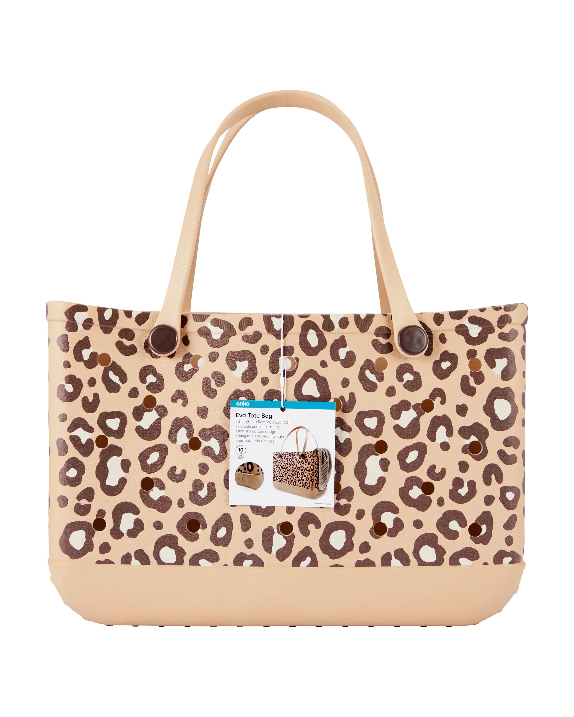 4 EVA Tote Bag - Leopard, 4 of 4