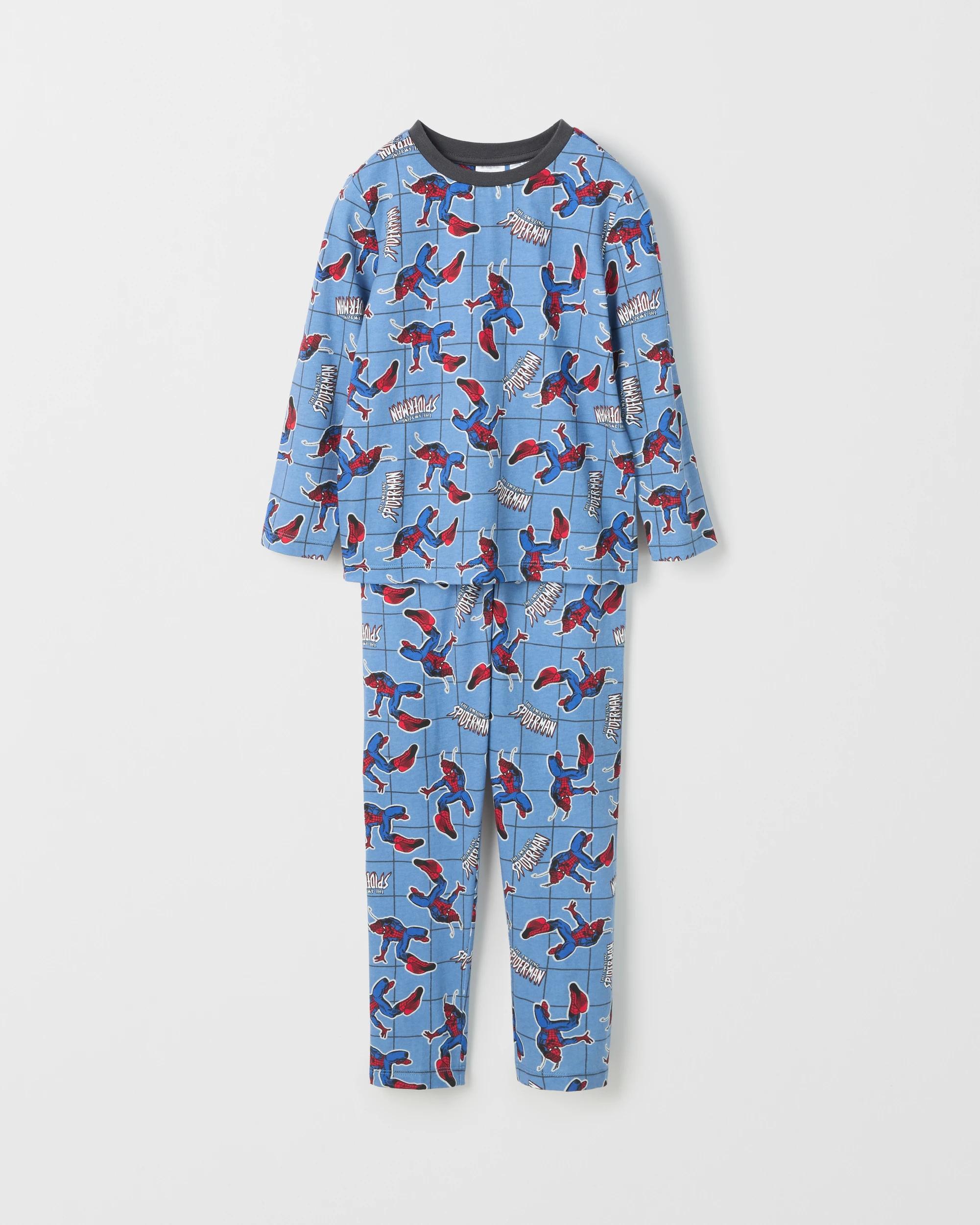 3 Disney Marvel Spider-Man Australian Cotton 2 Pack Younger Boys Pyjama Set SPIDER-MAN, 3 of 6