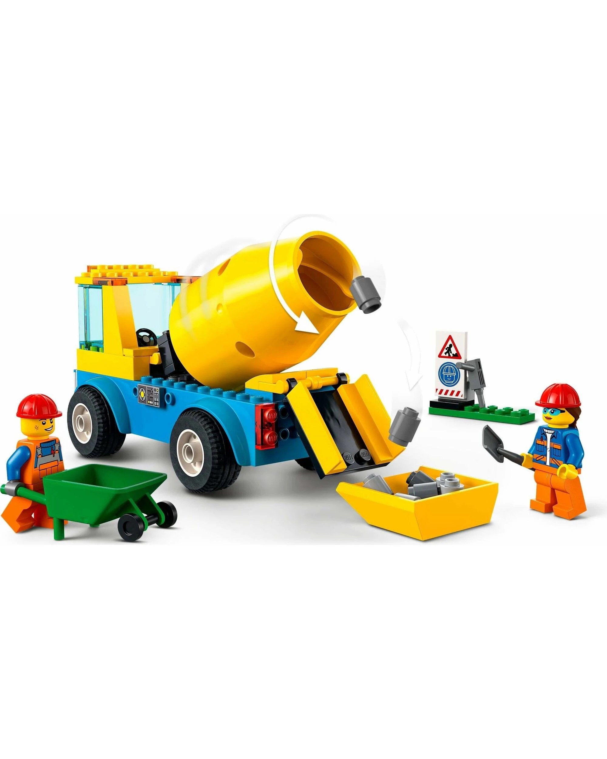3 LEGO City Series 60325 Cement Mixer Truck, 3 of 4