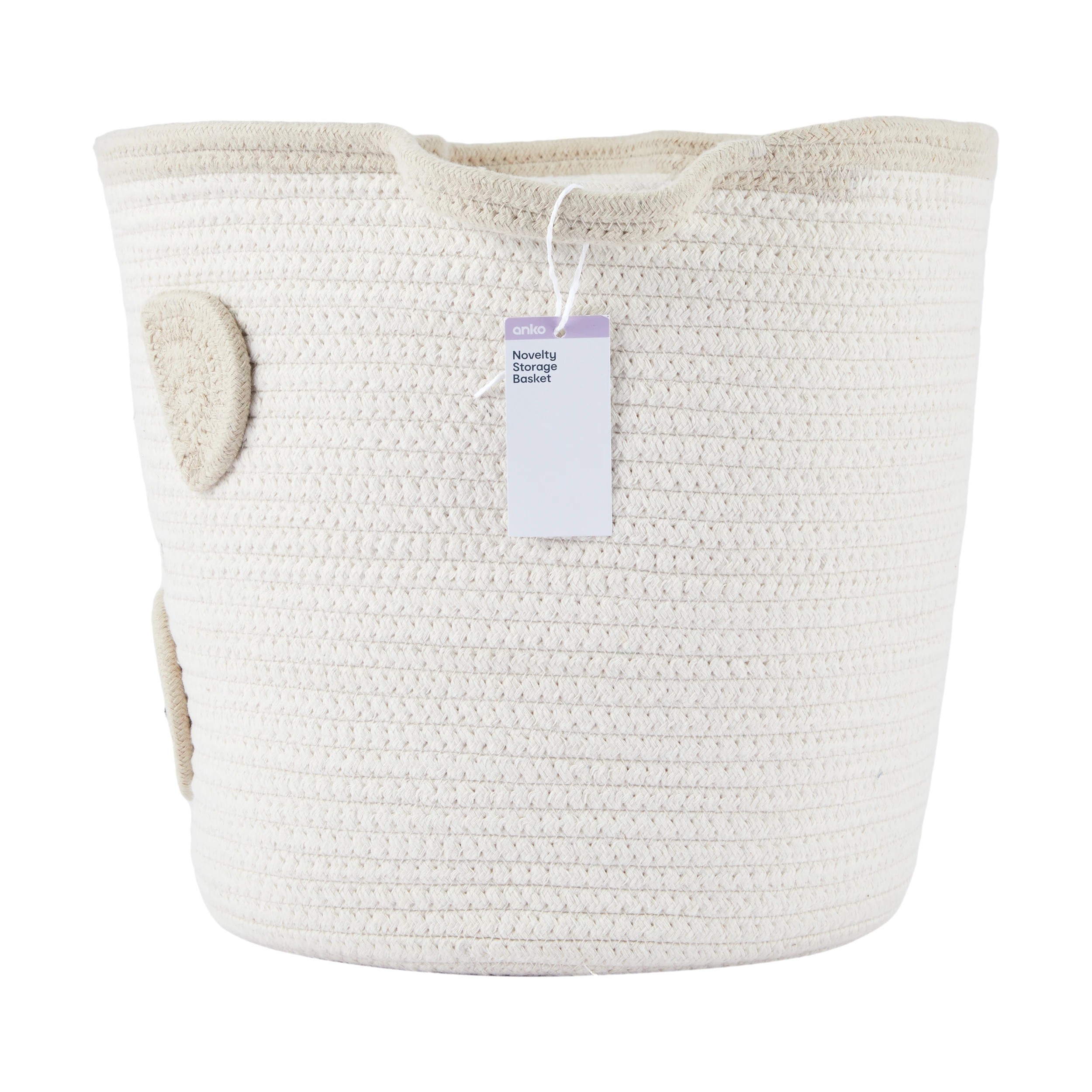 6 Novelty Storage Basket - Beige, 6 of 6