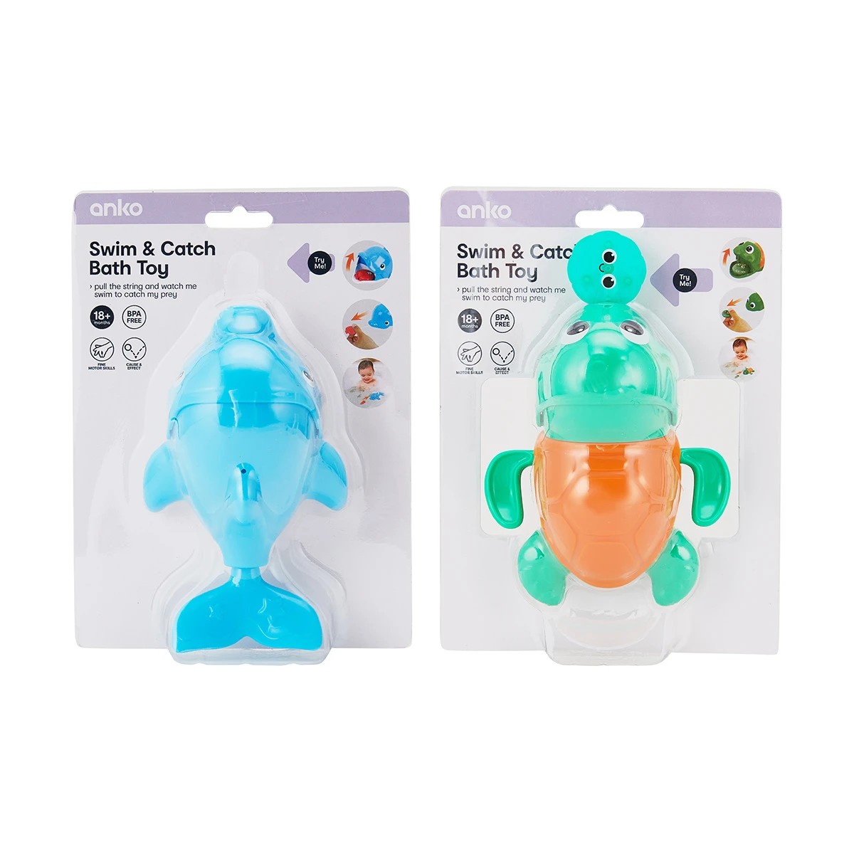8 Swim & Catch Bath Toy - Assorted, 8 of 8