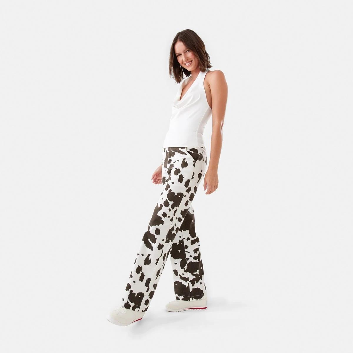 3 Cow Print Jeans Cowhide, 3 of 7