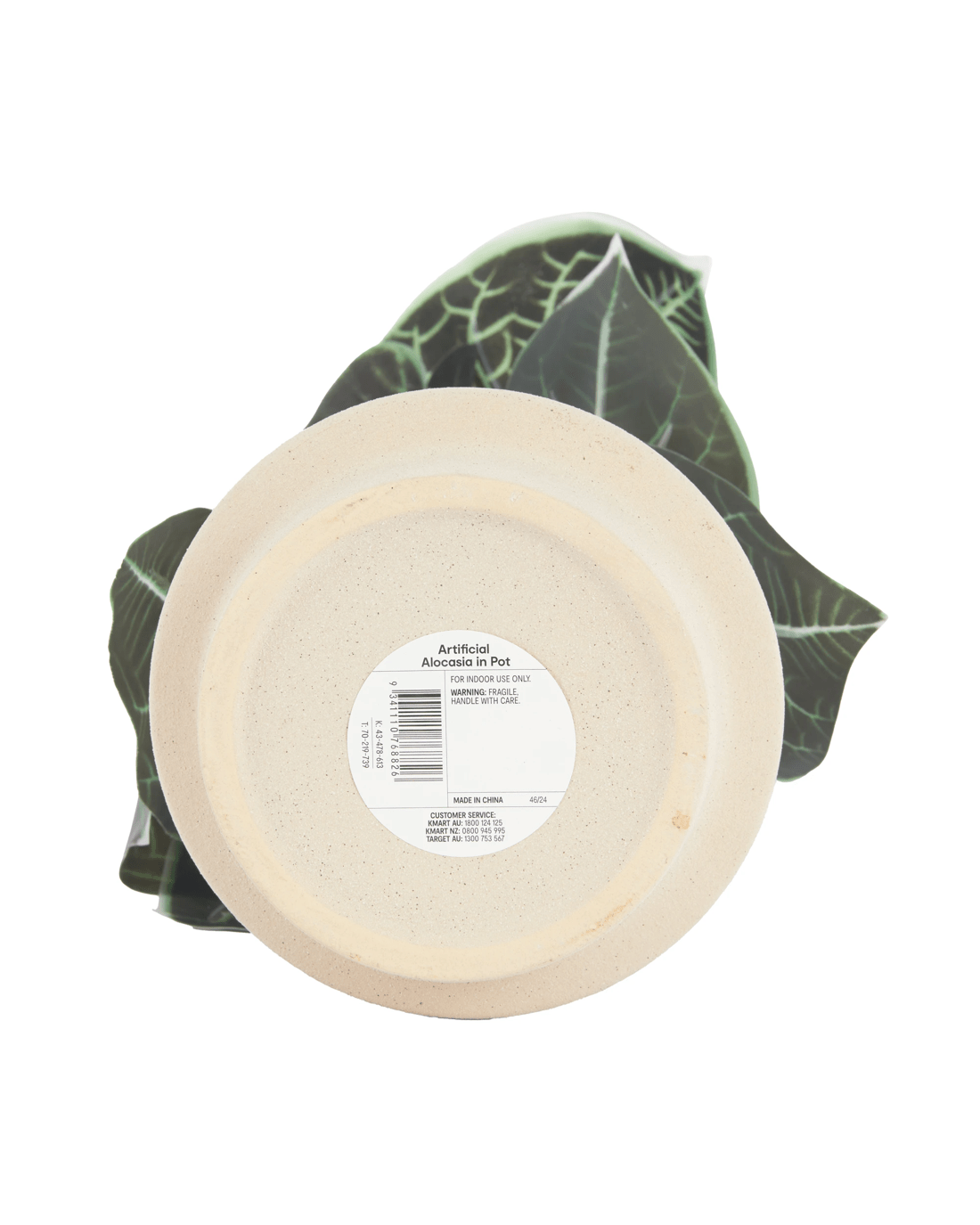 4 Artificial Alocasia in Pot, 4 of 4