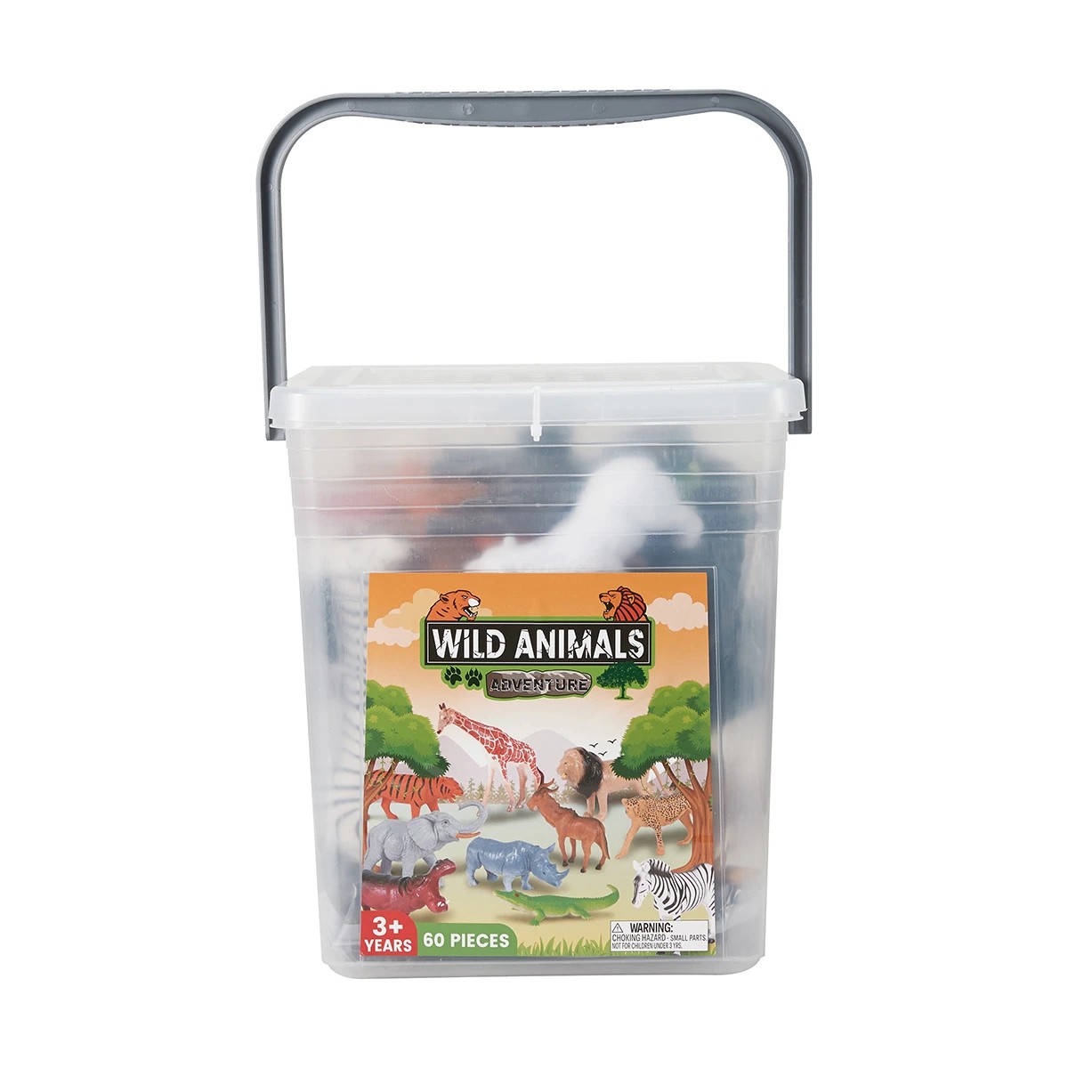 1 60 Piece Wild Animals Adventure Set, 1 of 4