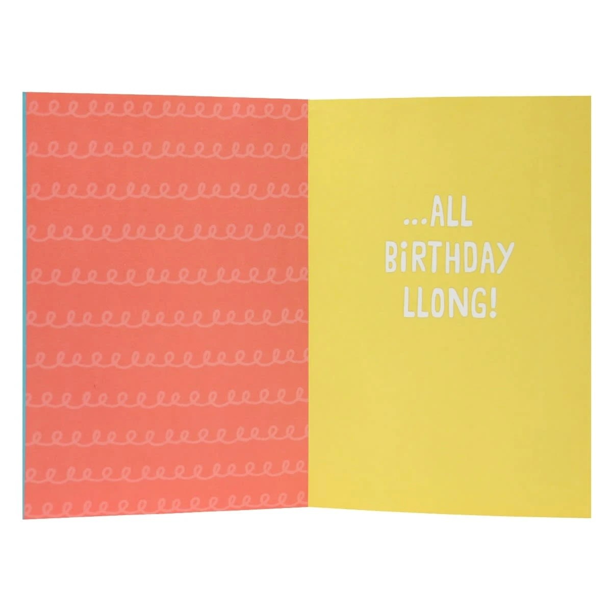 2 Hallmark Fuzzy Belly Llama Birthday Card - Llots of Happy, 2 of 3