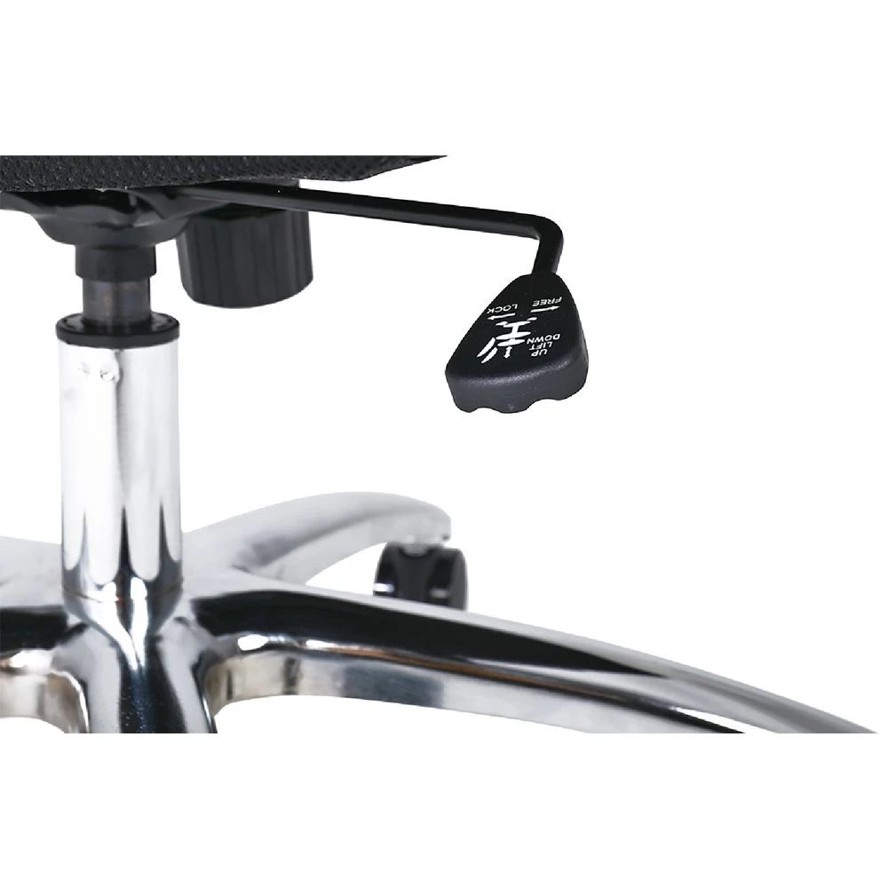 9 J.Burrows Stanton PU Chair Black Ergonomic Chairs and Desk Chairs, 9 of 10