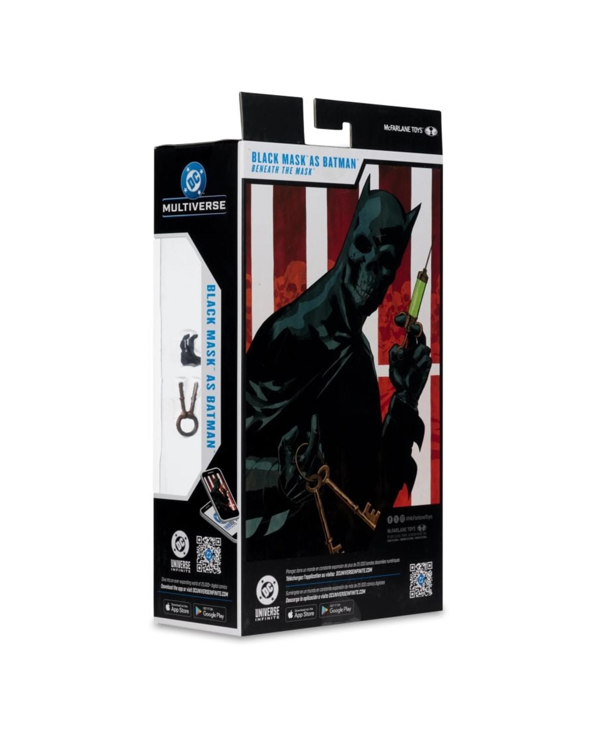 9 DC Multiverse Beneath the Mask Black Mask as Batman 7 Inch Figure, 9 of 9