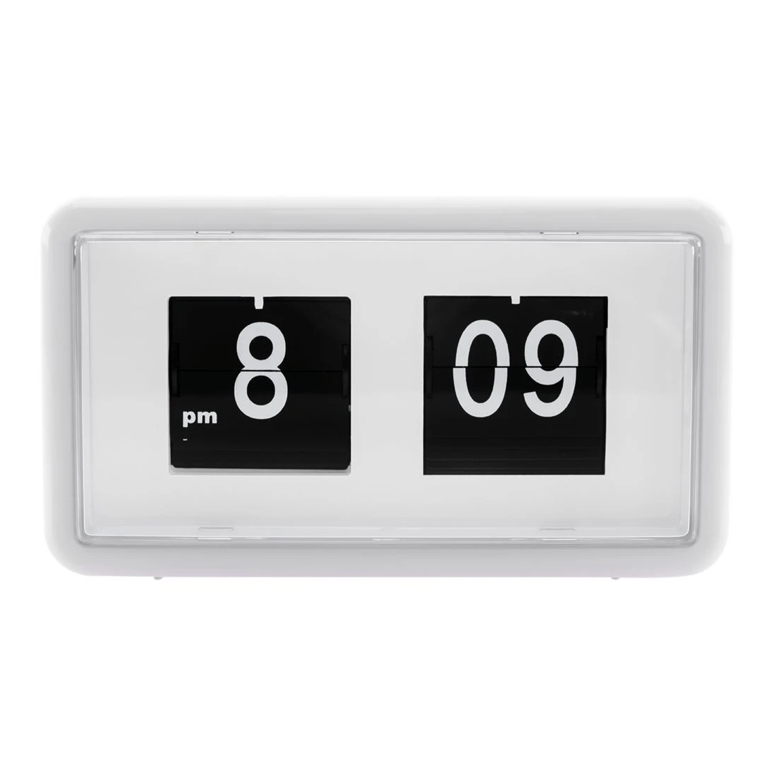 1 Otto Retro Flip Clock White, 1 of 3