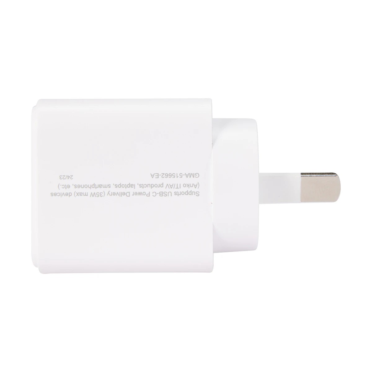 3 35W USB-C Dual Wall Charger - White, 3 of 5