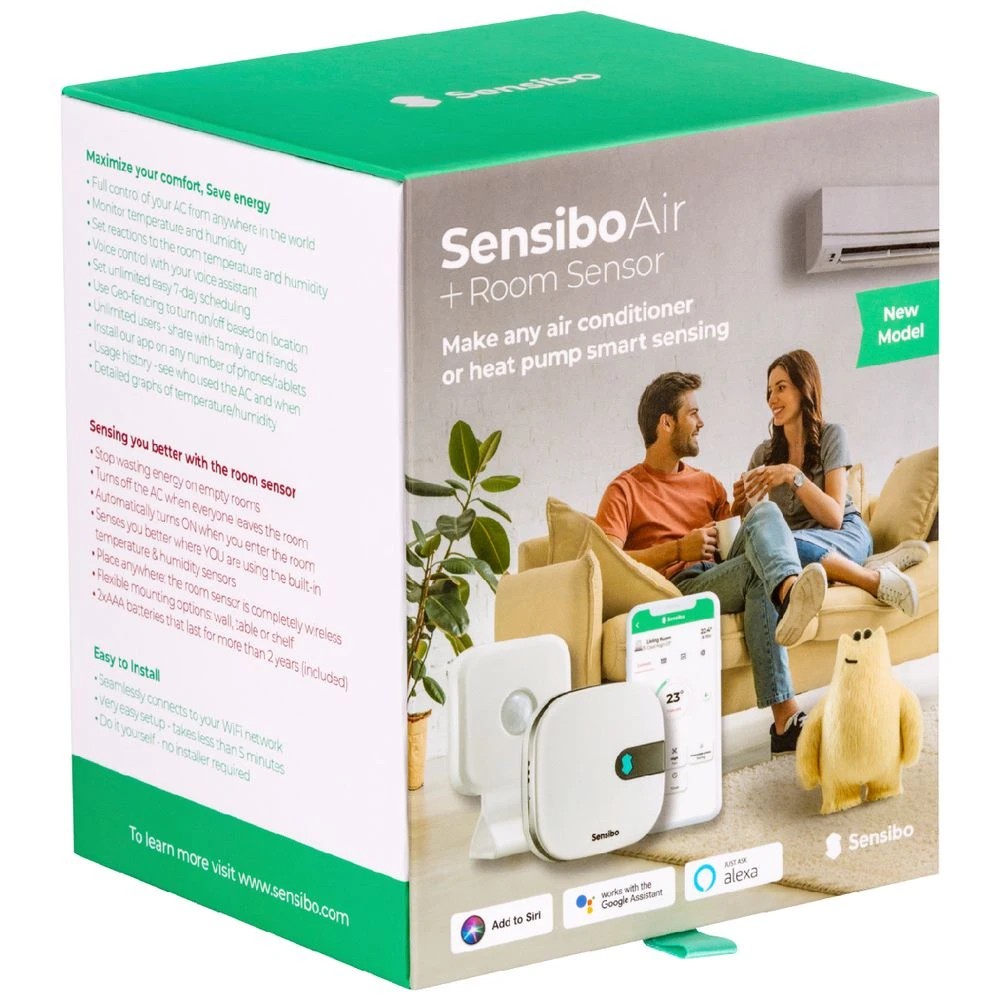 1 Sensibo Air + Room Sensor Wi-Fi Controller for AC, 1 of 6