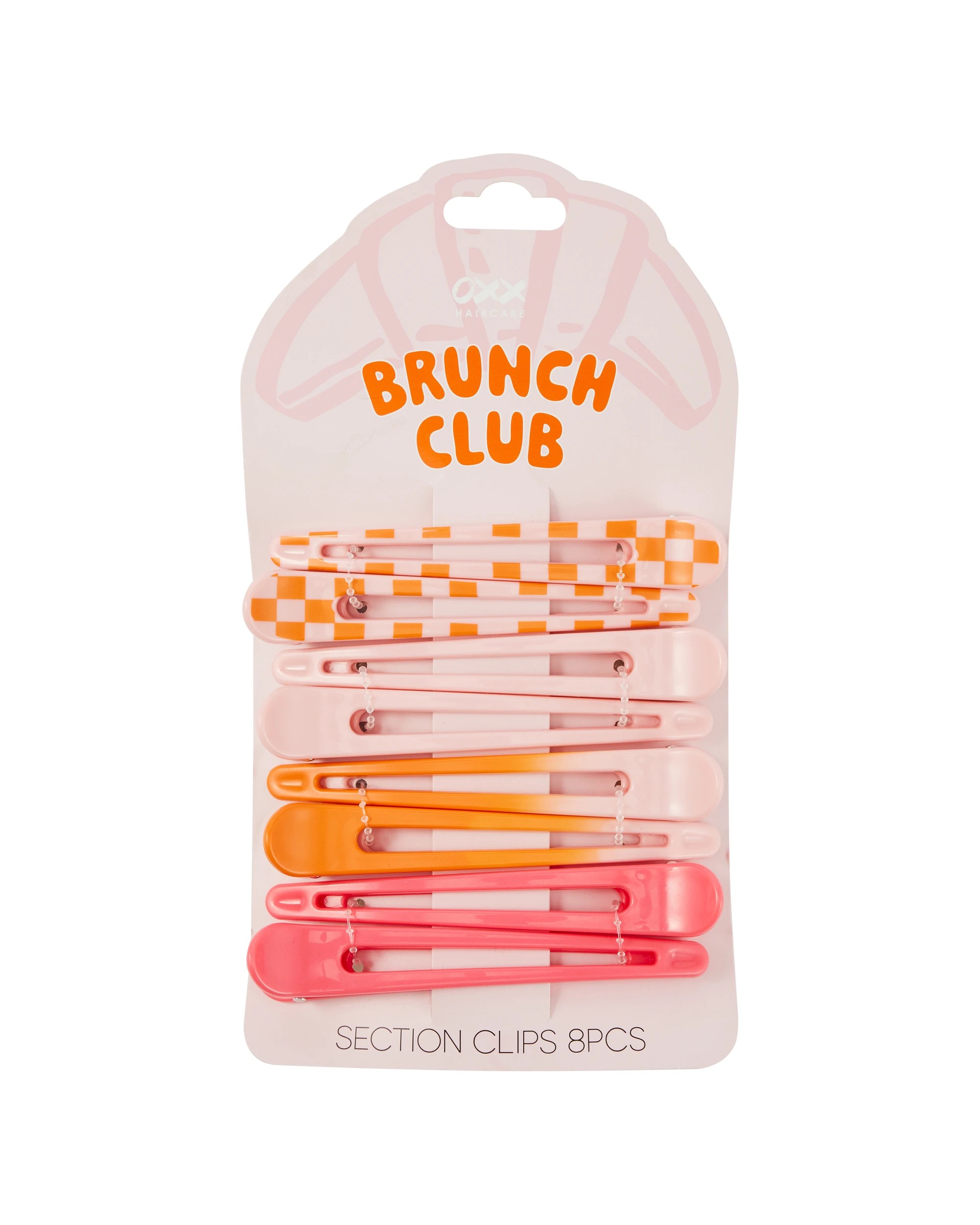 3 OXX Haircare 8 Piece Brunch Club Section Clips, 3 of 3