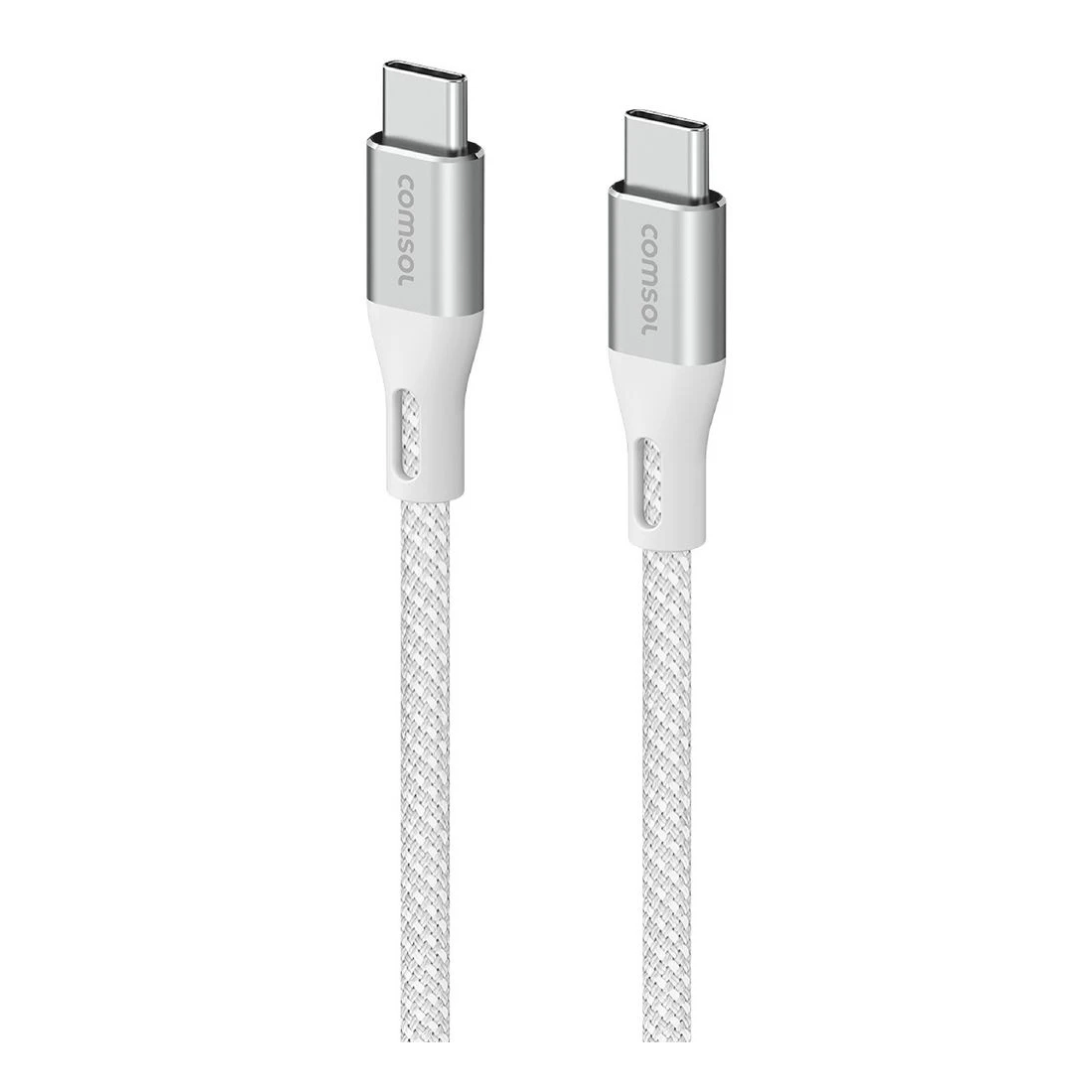1 Comsol USB-C Cable 2m White, 1 of 4