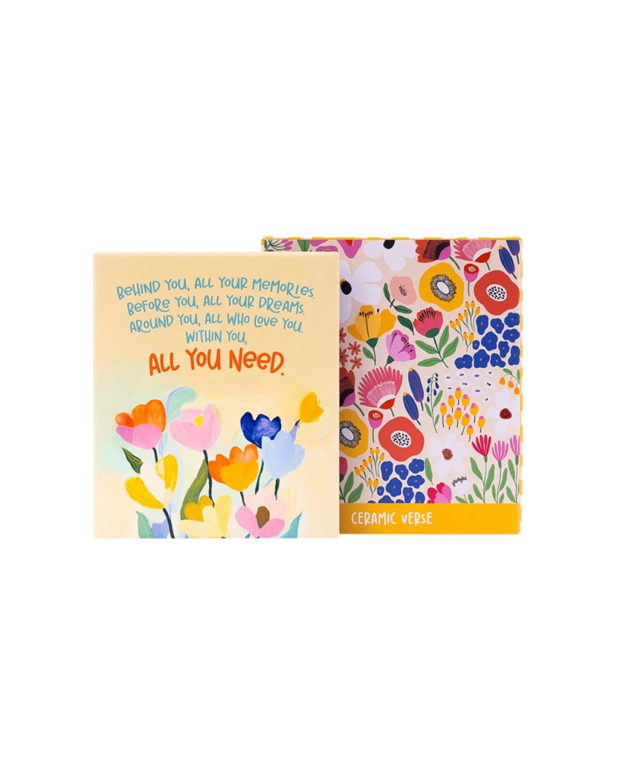 2 Splosh Billie All You Need Verse Ceramic With Hook Stand Embossed 12x14x1cm - Multi, 2 of 5